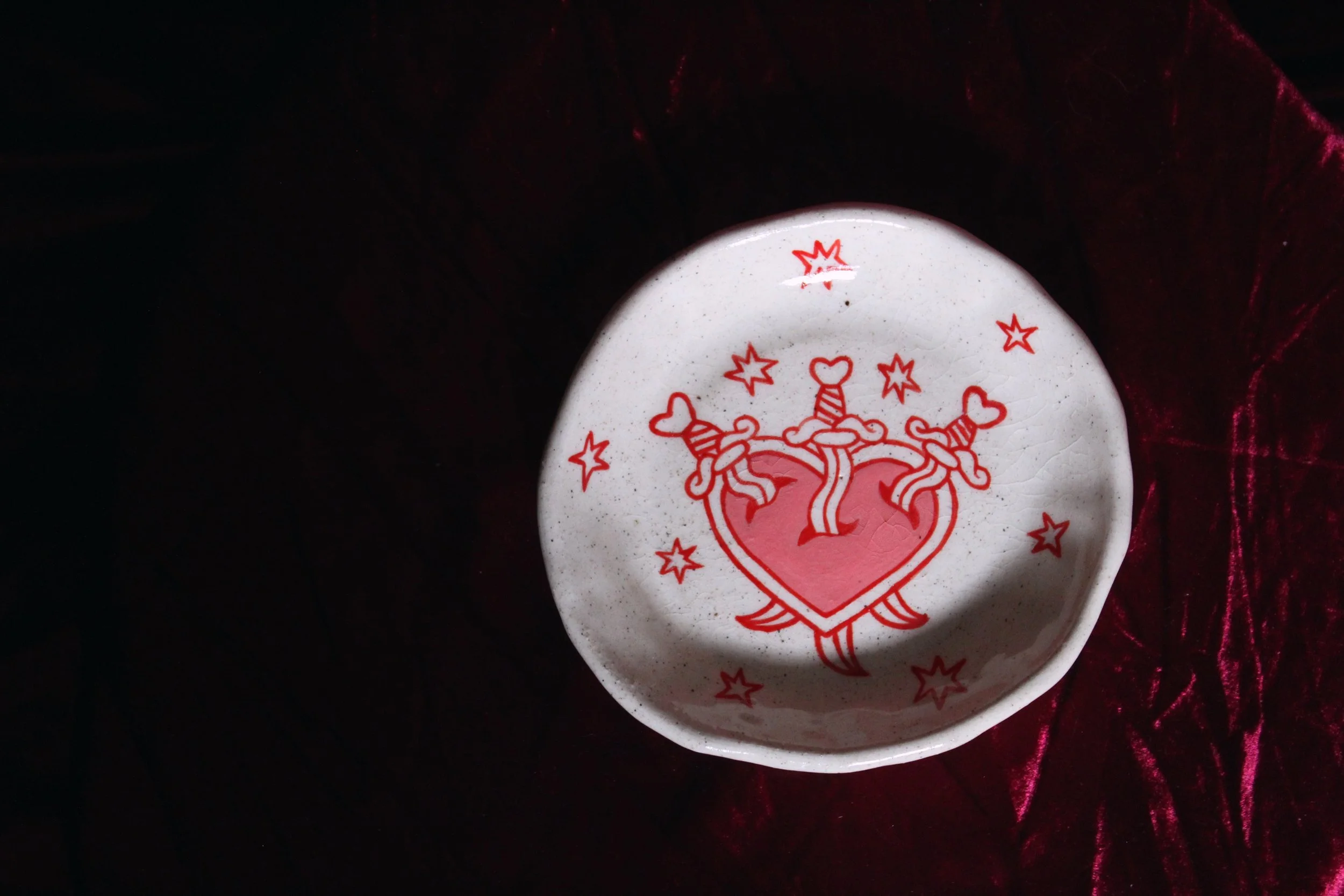 3 of Swords Trinket Dish