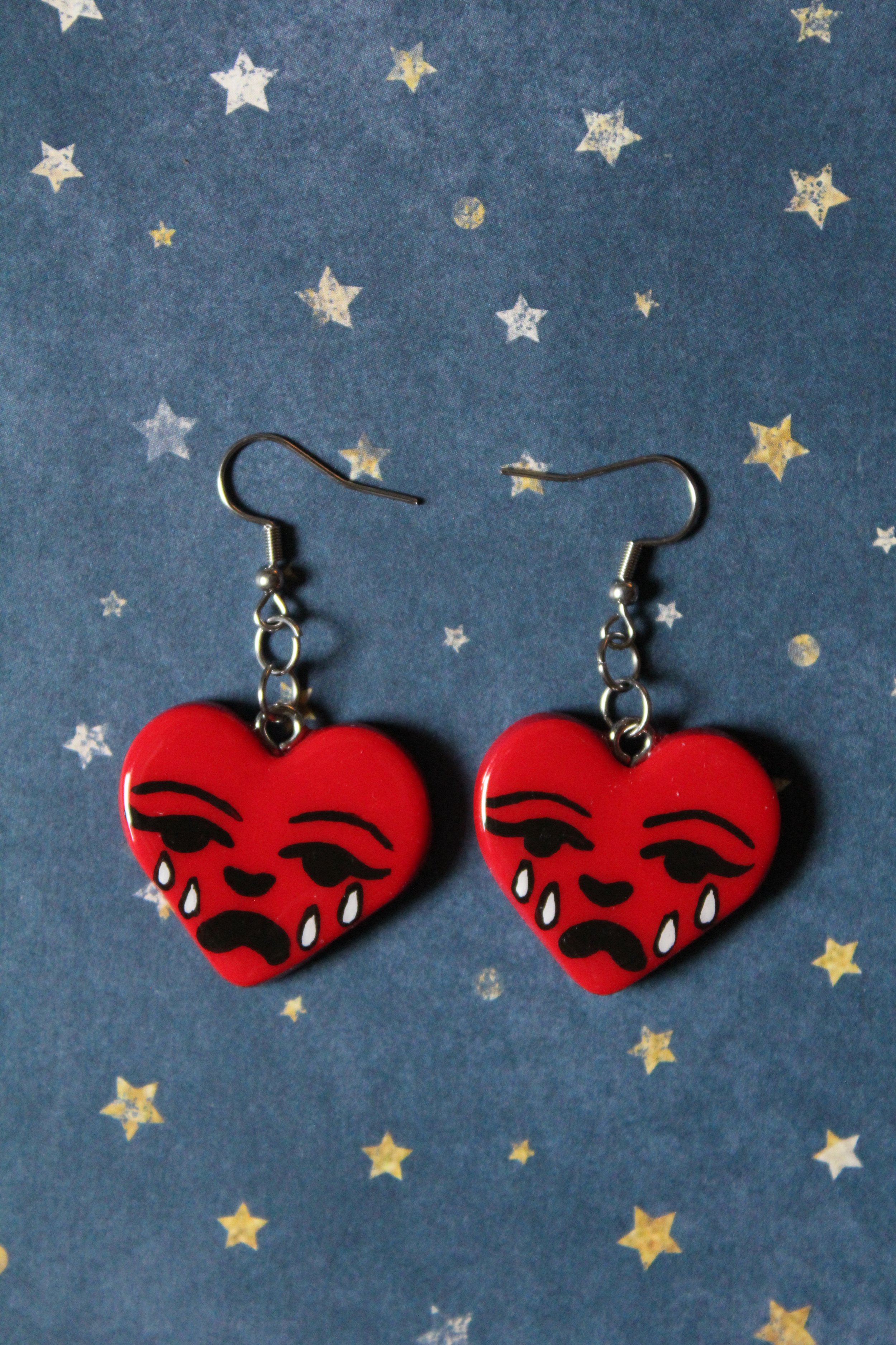 Crying Heart Earrings