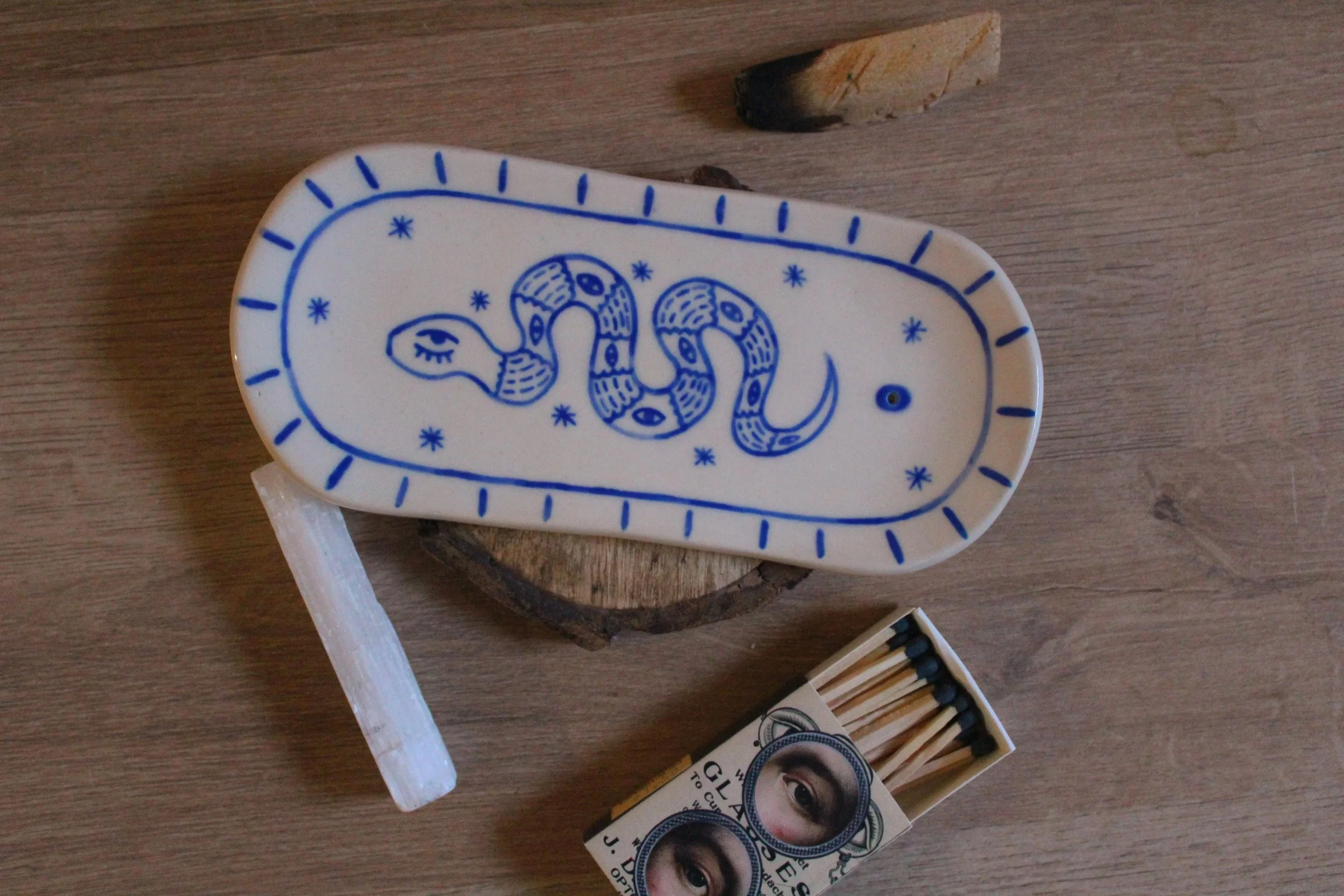 Cosmic Snake Incense Holder
