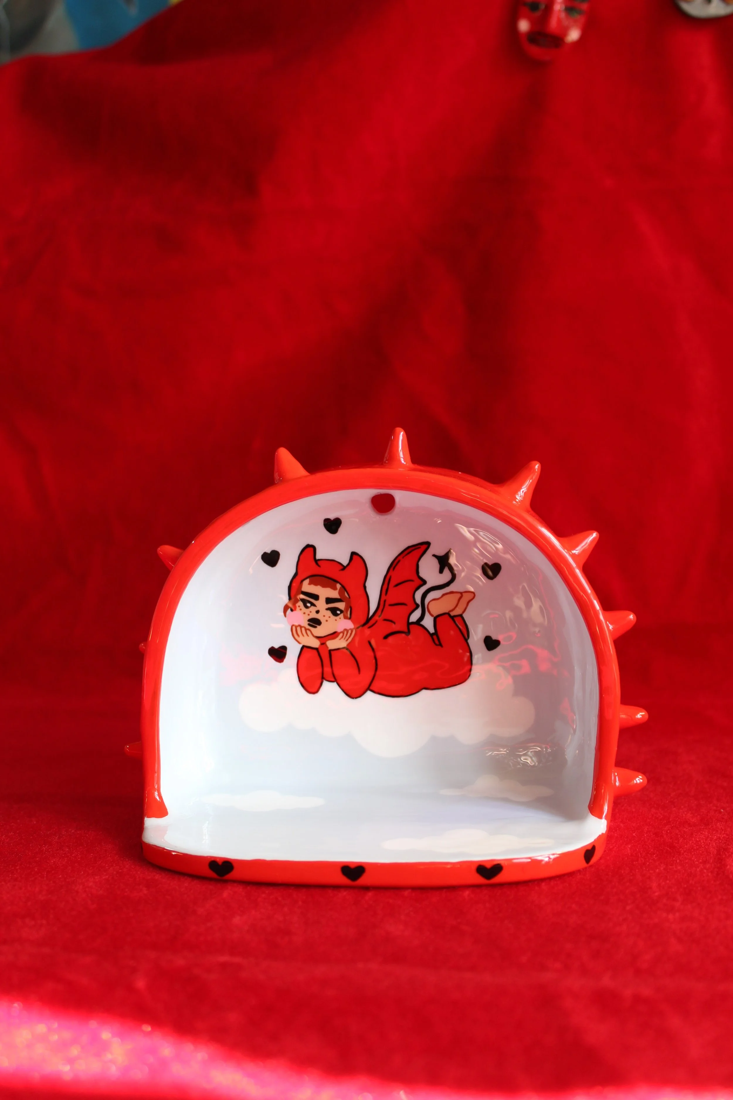 Diablita Enamorada Shrine (air dry clay)