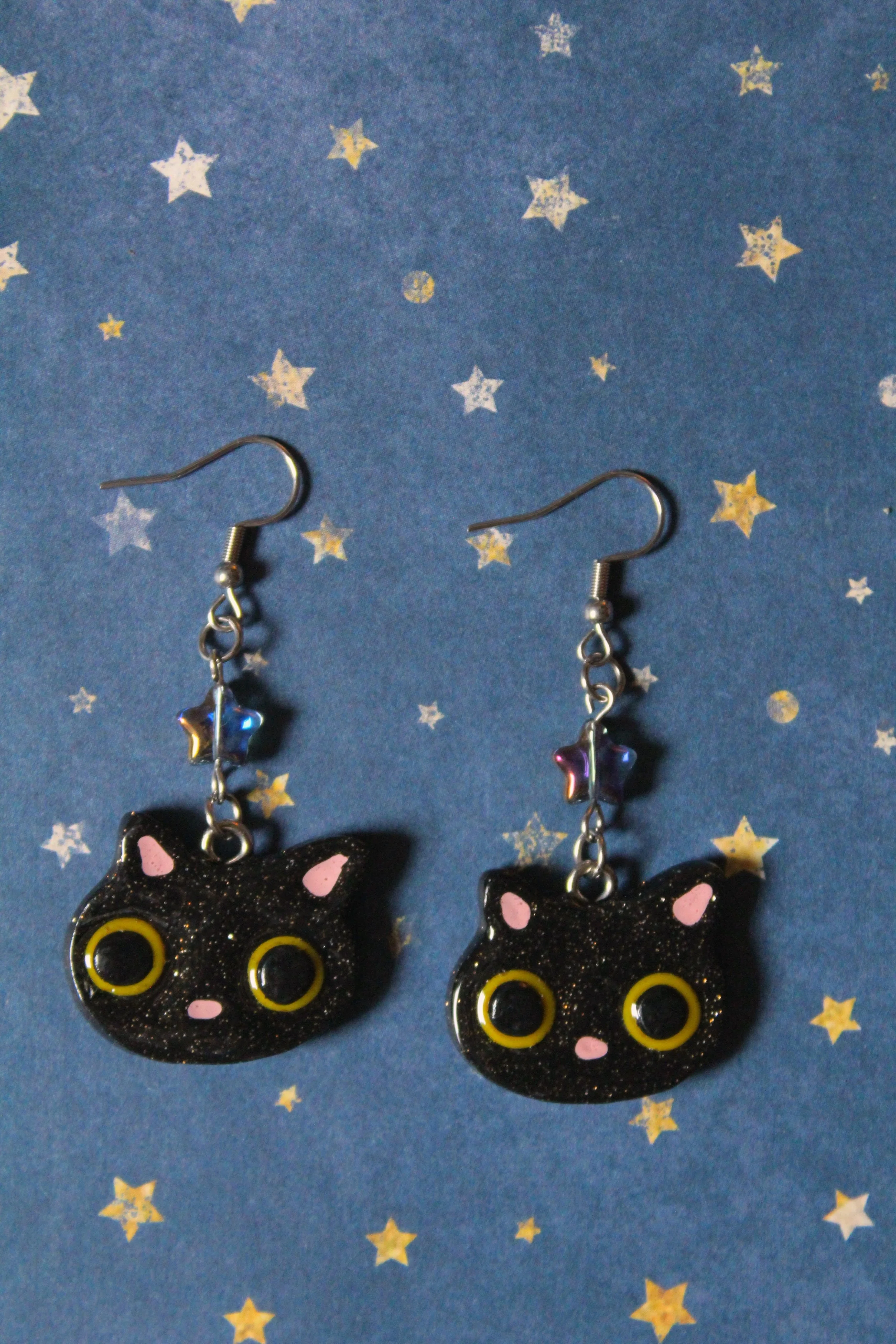Black Cat Earrings
