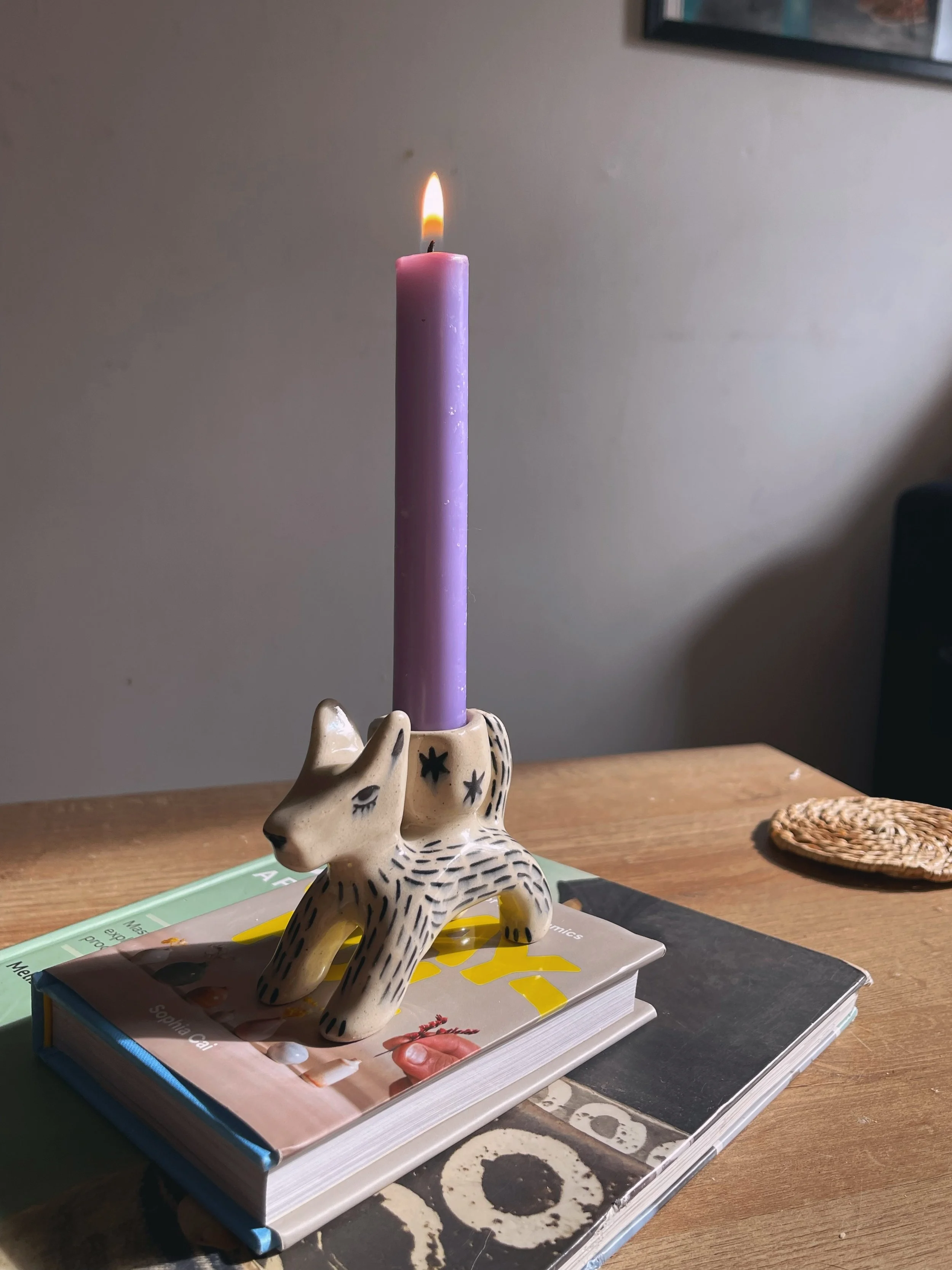 Coyotito Candle Holder
