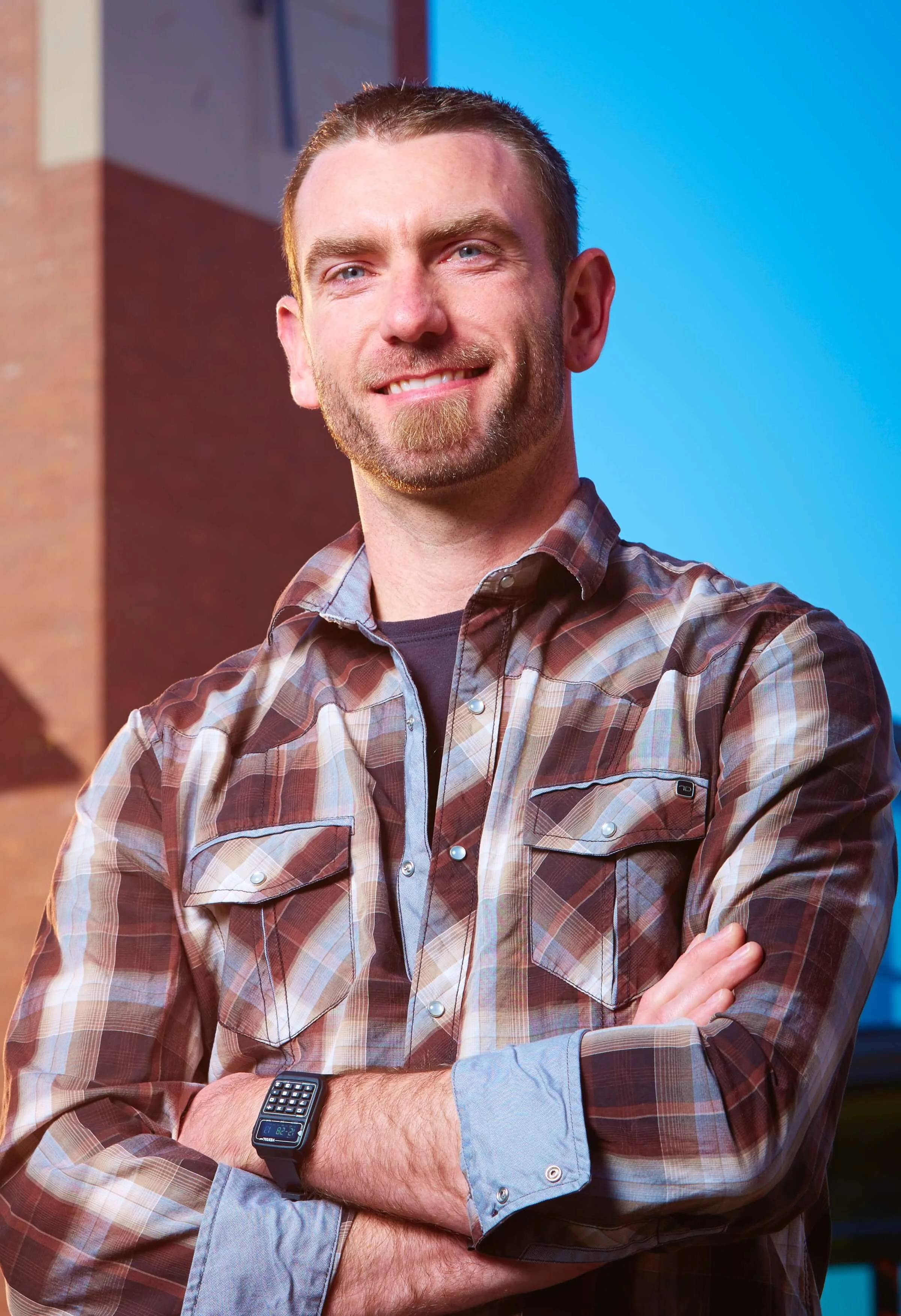 Photo of Provider Jake Mahon smiling warmly.