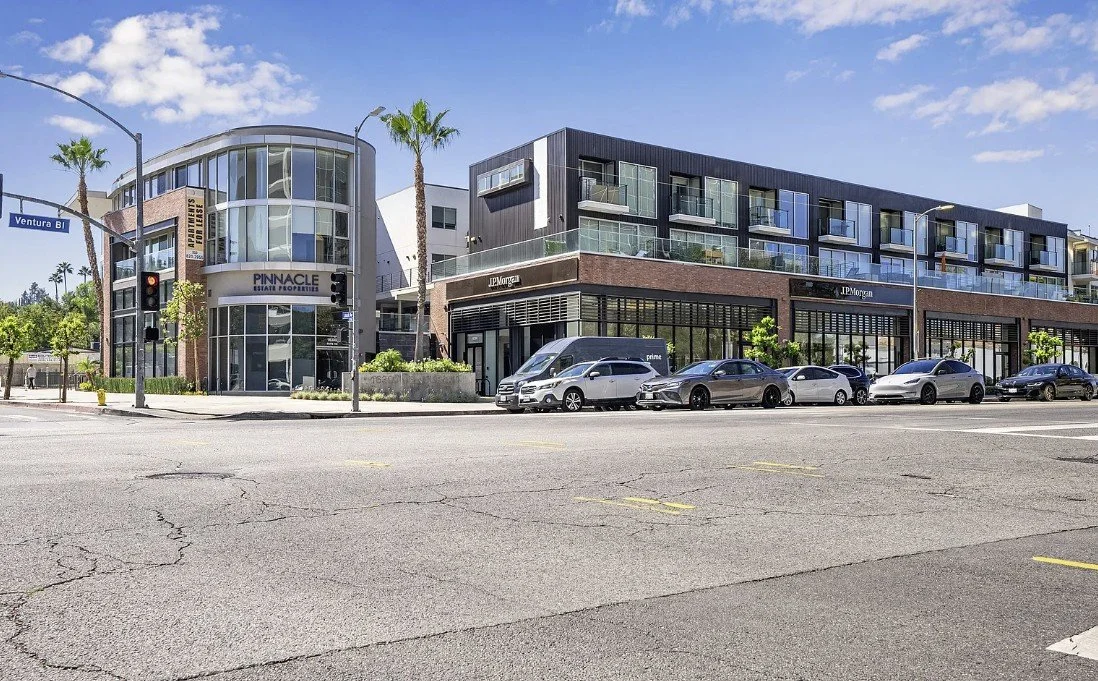 16300 Ventura Blvd, Encino: mixed-use building with 49 apartments and ground-floor retail