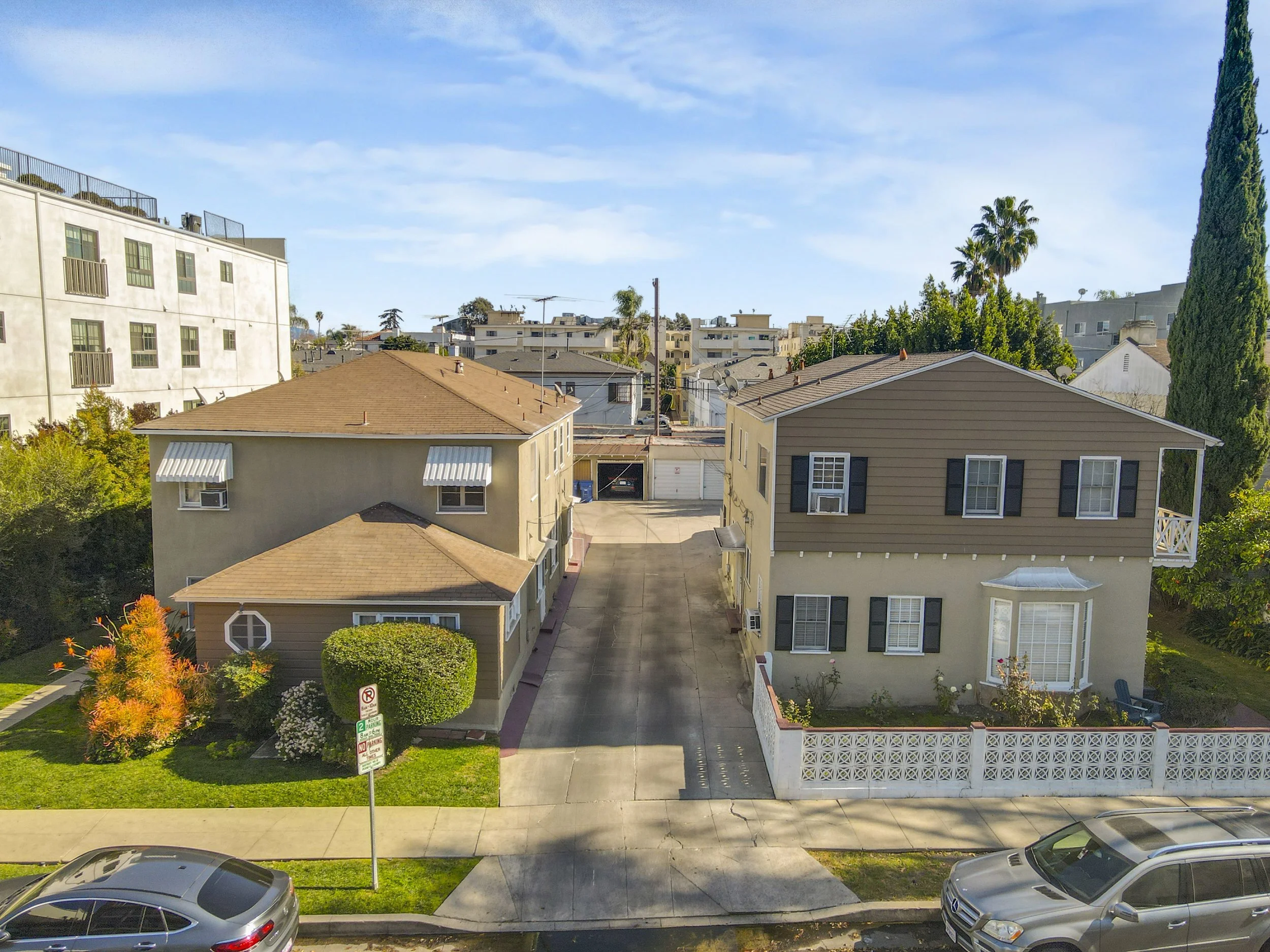 110-116 S Kings Rd, Beverly Grove: R3 double lot with existing homes