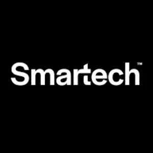 Smartech logo on a black background.