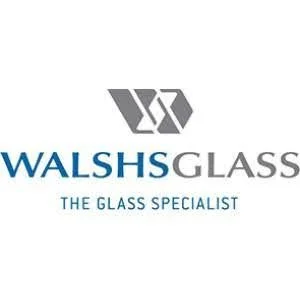 Walshs Glass logo with the tagline 'The Glass Specialist'