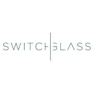Logo with the words 'Switch Glass' separated by a vertical line.