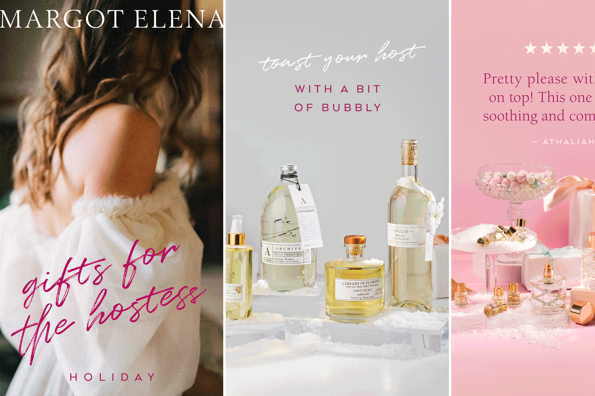 Margot Elena Holiday Carousel Assets for Facebook