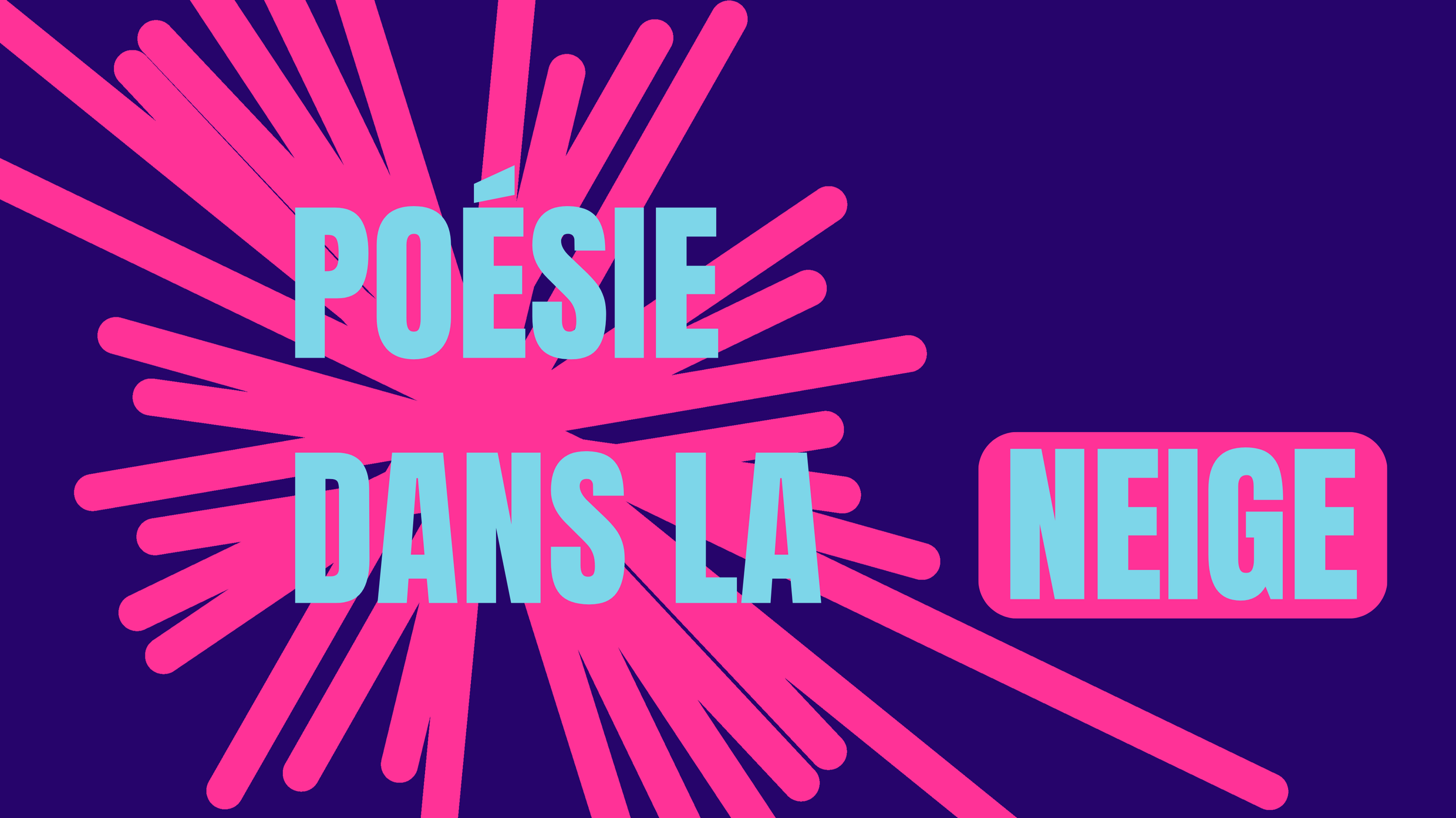 Poésie dans la neige