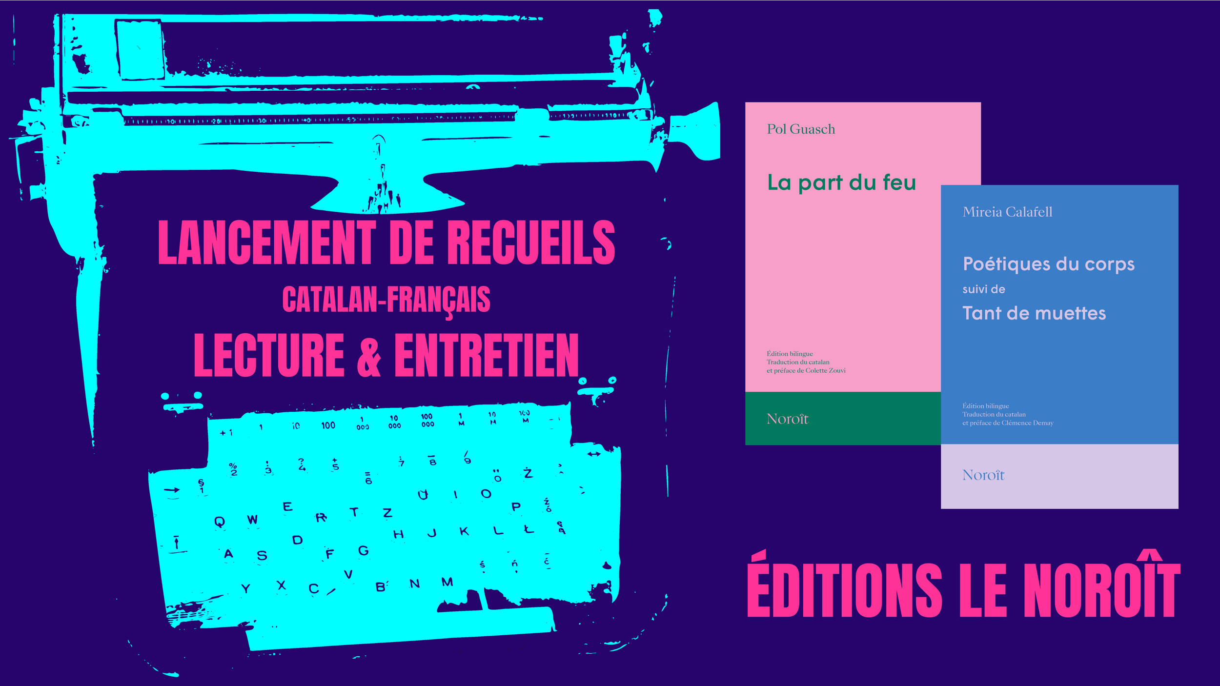 Lancement de recueils Catalan-Français, éditions Le Noroît