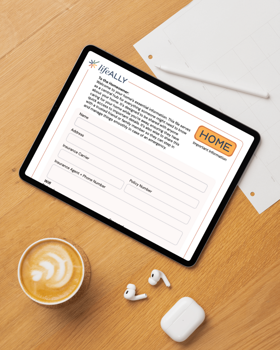 lifeALLY Essential Home Templates