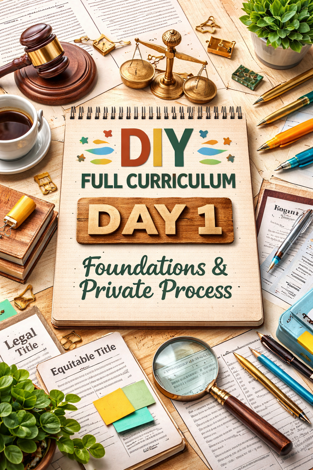 DIY Full Curriculum — Day 1 (Foundations & Private Administrative Process)