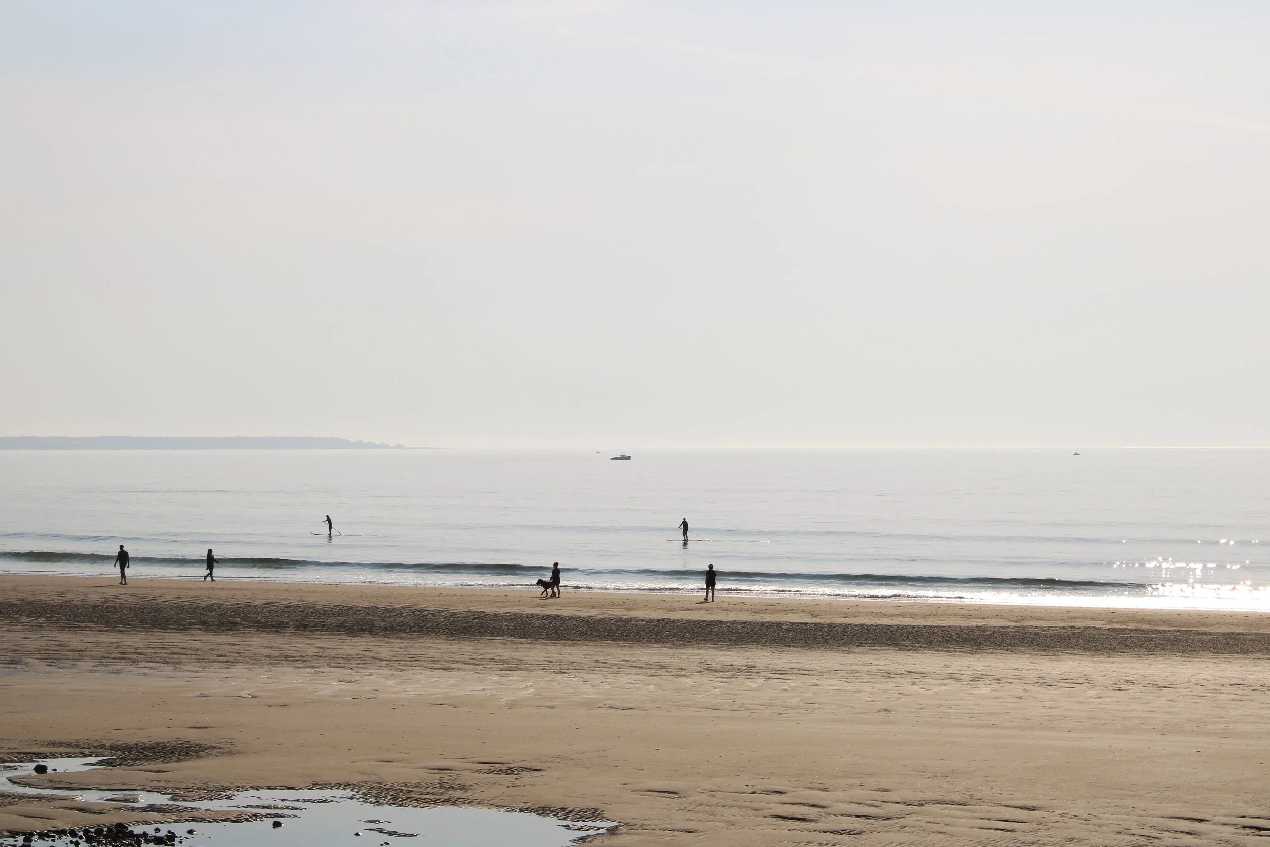 Wells Beach, coastal Maine