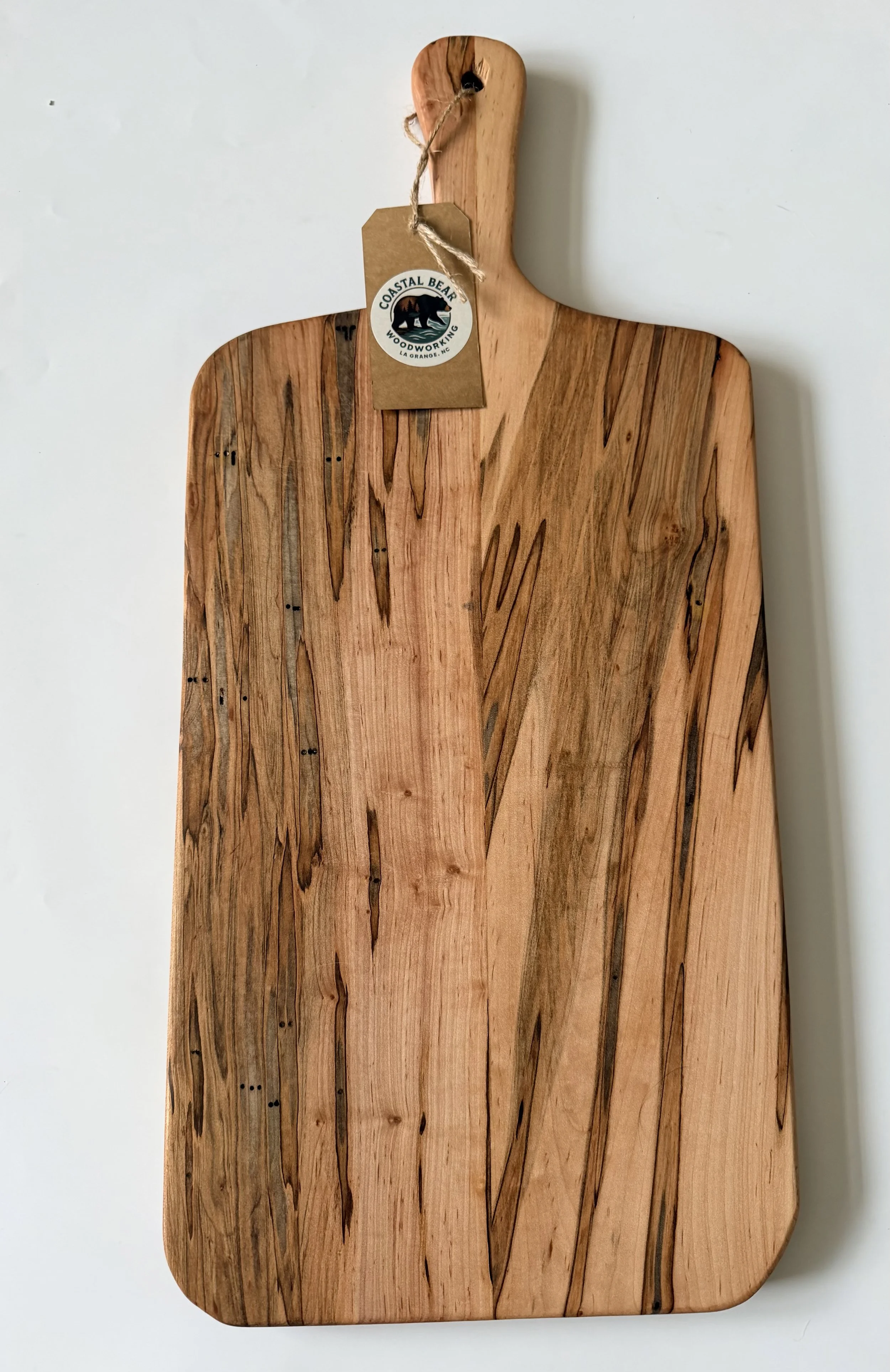 Ambrosia Maple Charcuterie Board - Extended Center Handle