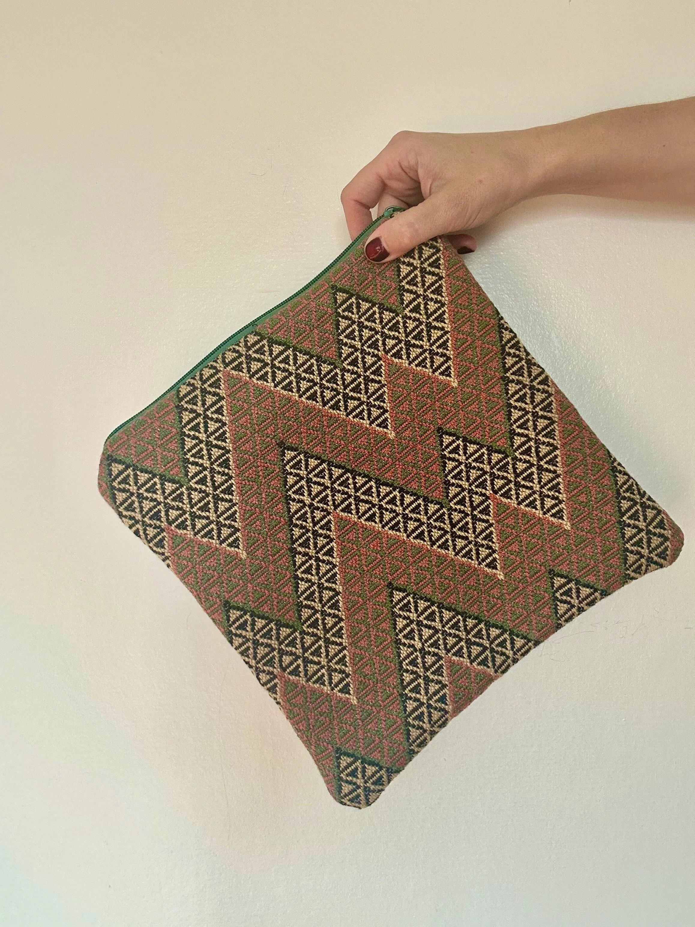 Square Chevron Clutch