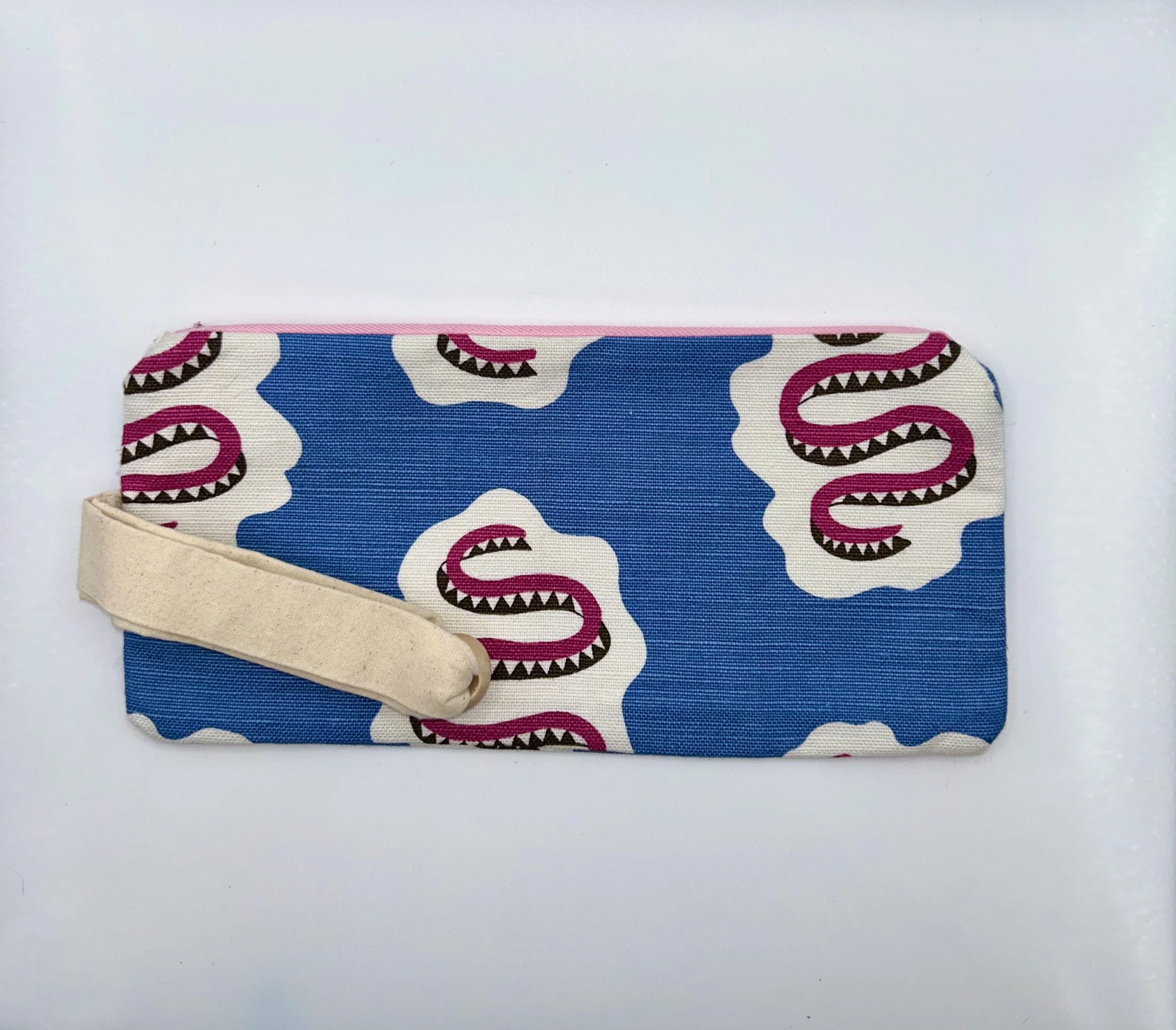 Blue Snake Clutch