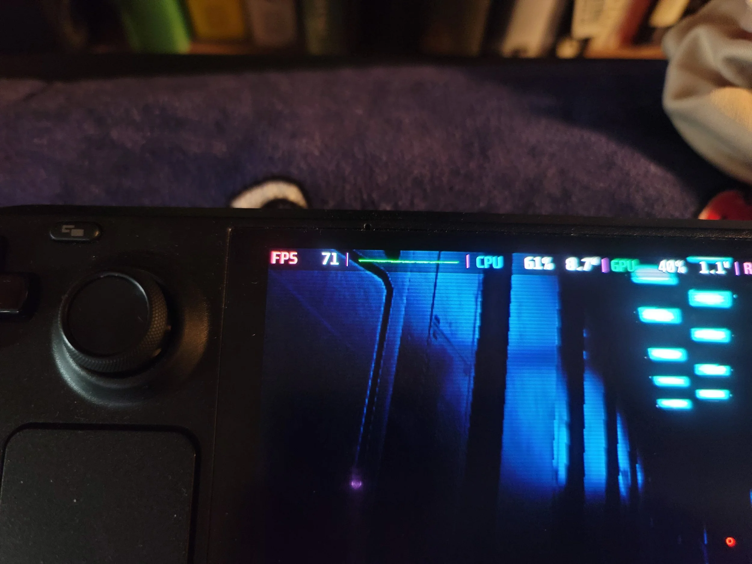 it's hard to take a picture of a steam deck screen