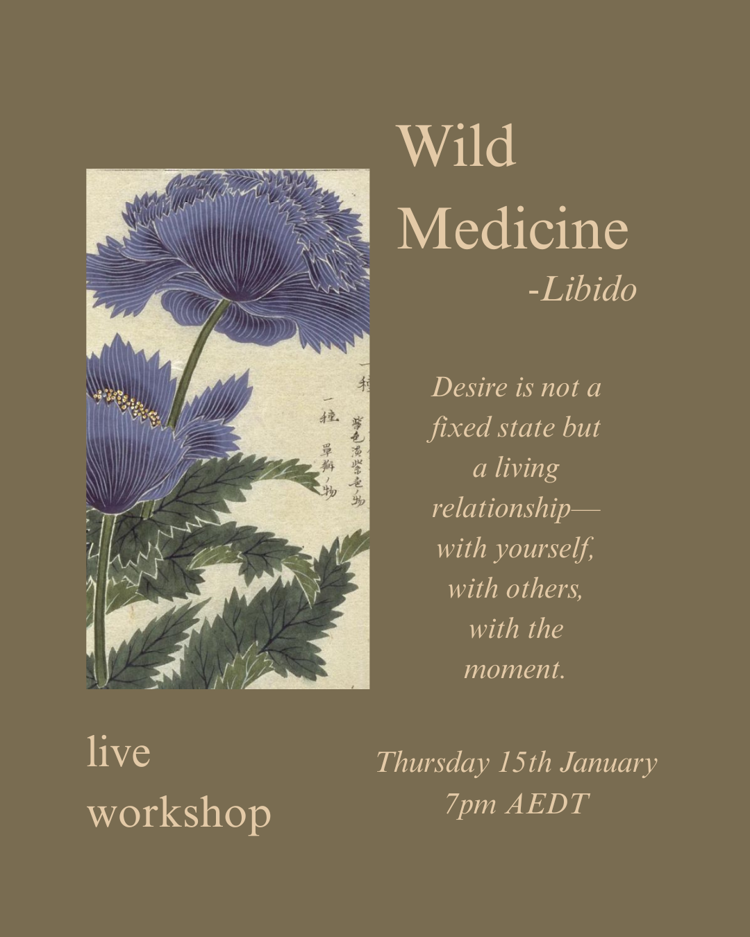Wild Medicine- Libido Workshop