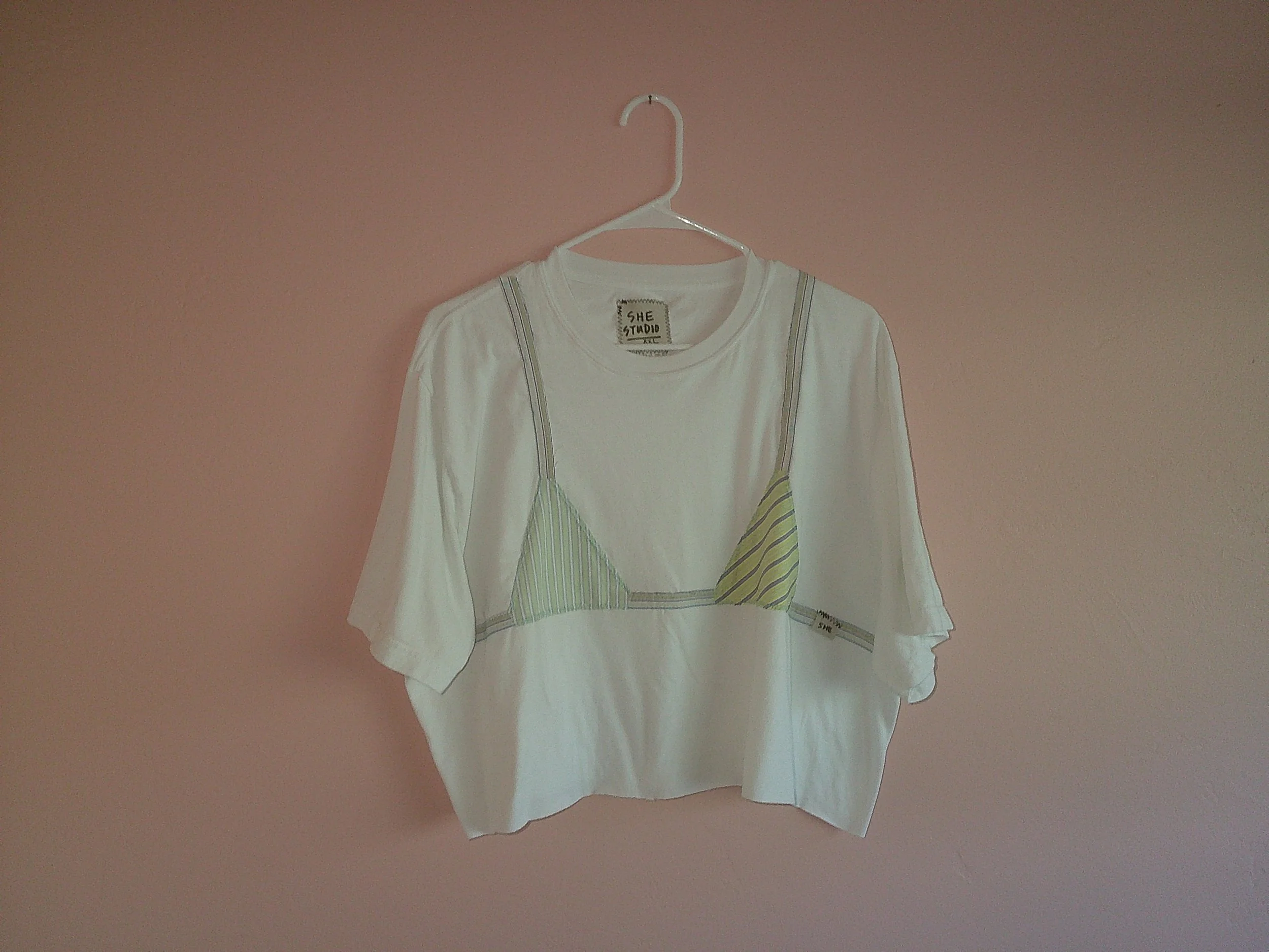 She Bikini T-shirt - Men's XXL Cropped