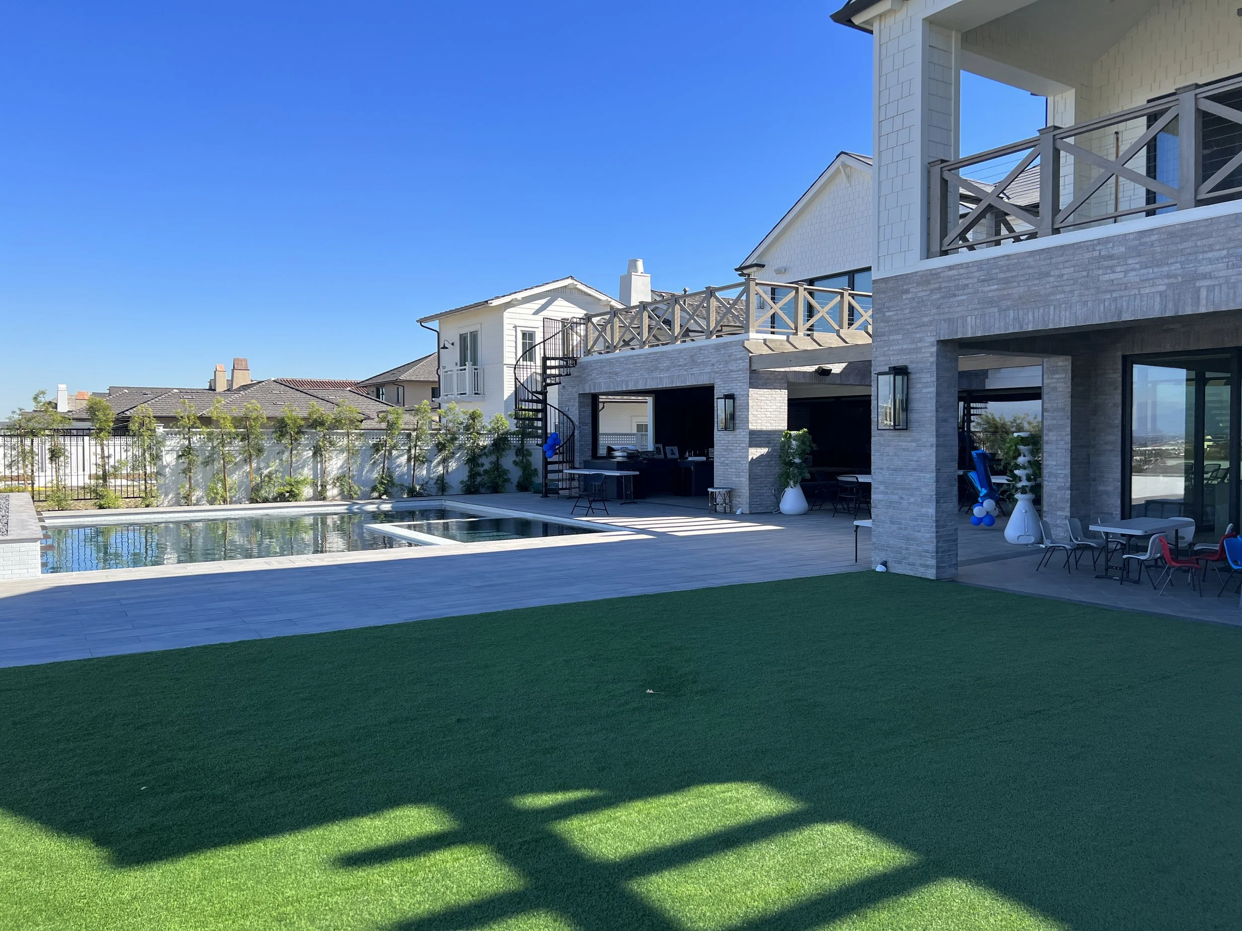 Pool Addition | Backyard and Front Renovations - Rolling Hills Estate