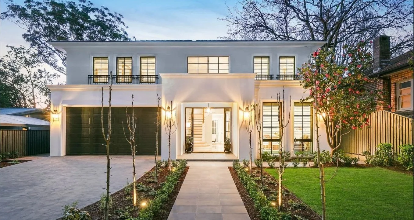 large home french provincial facade