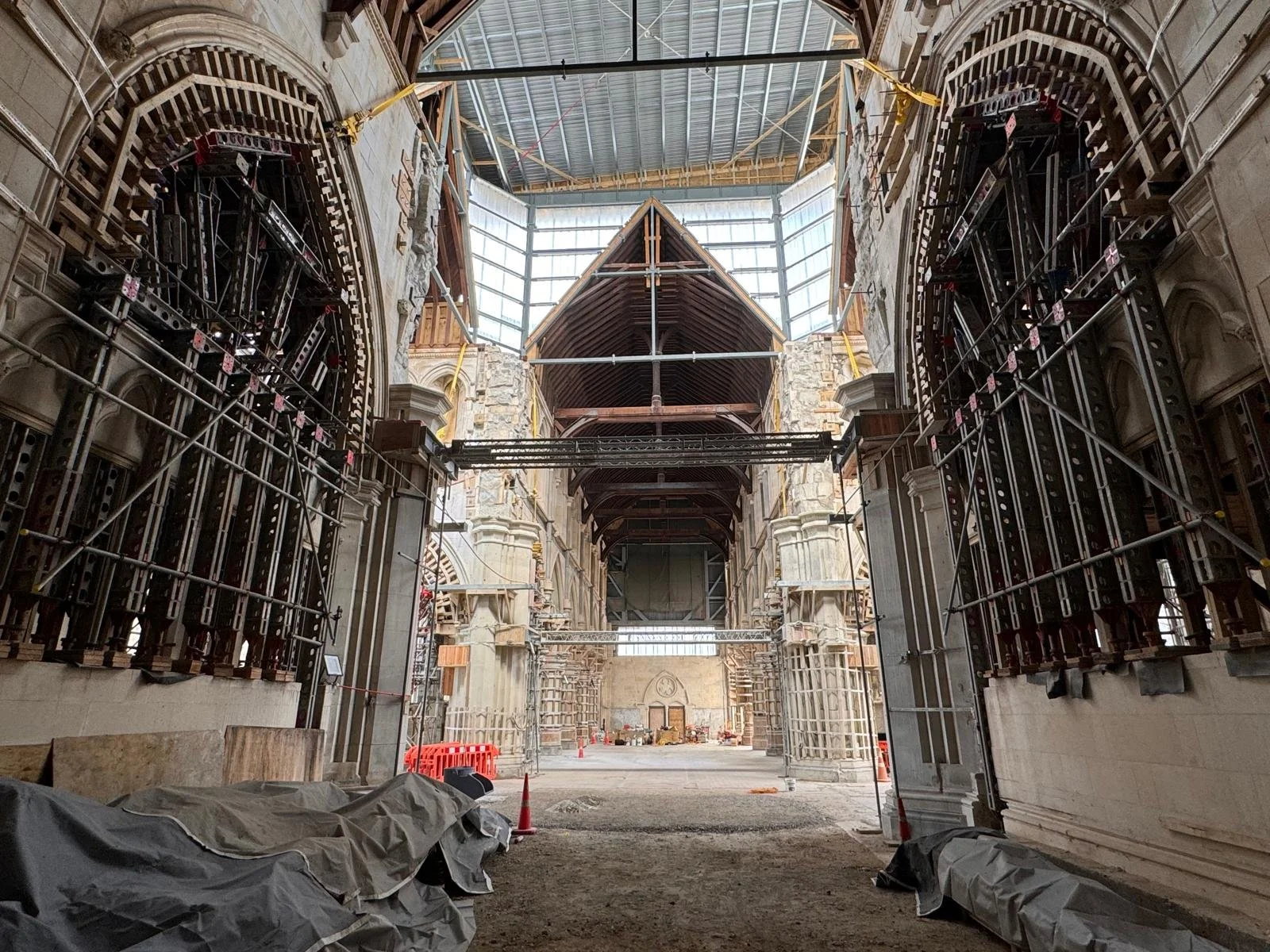 CHAWT - Interior view og Christchurch Cathedral reconstruction