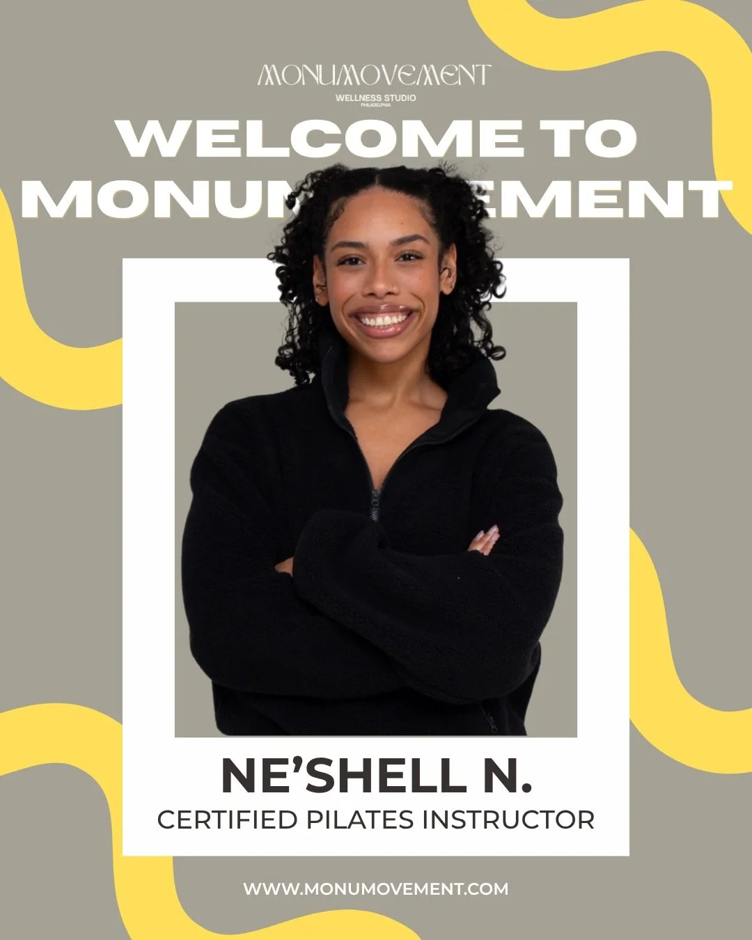 Please join us in welcoming @xo.neshell to the MonuMovement team 🥹🎉 

SWIPE ➡️ to get to know Ne&rsquo;Shell and visit the 🔗 in bio to learn more about her Pilates journey. 

Be sure to check out Ne&rsquo;Shell&rsquo;s classes on the October sched