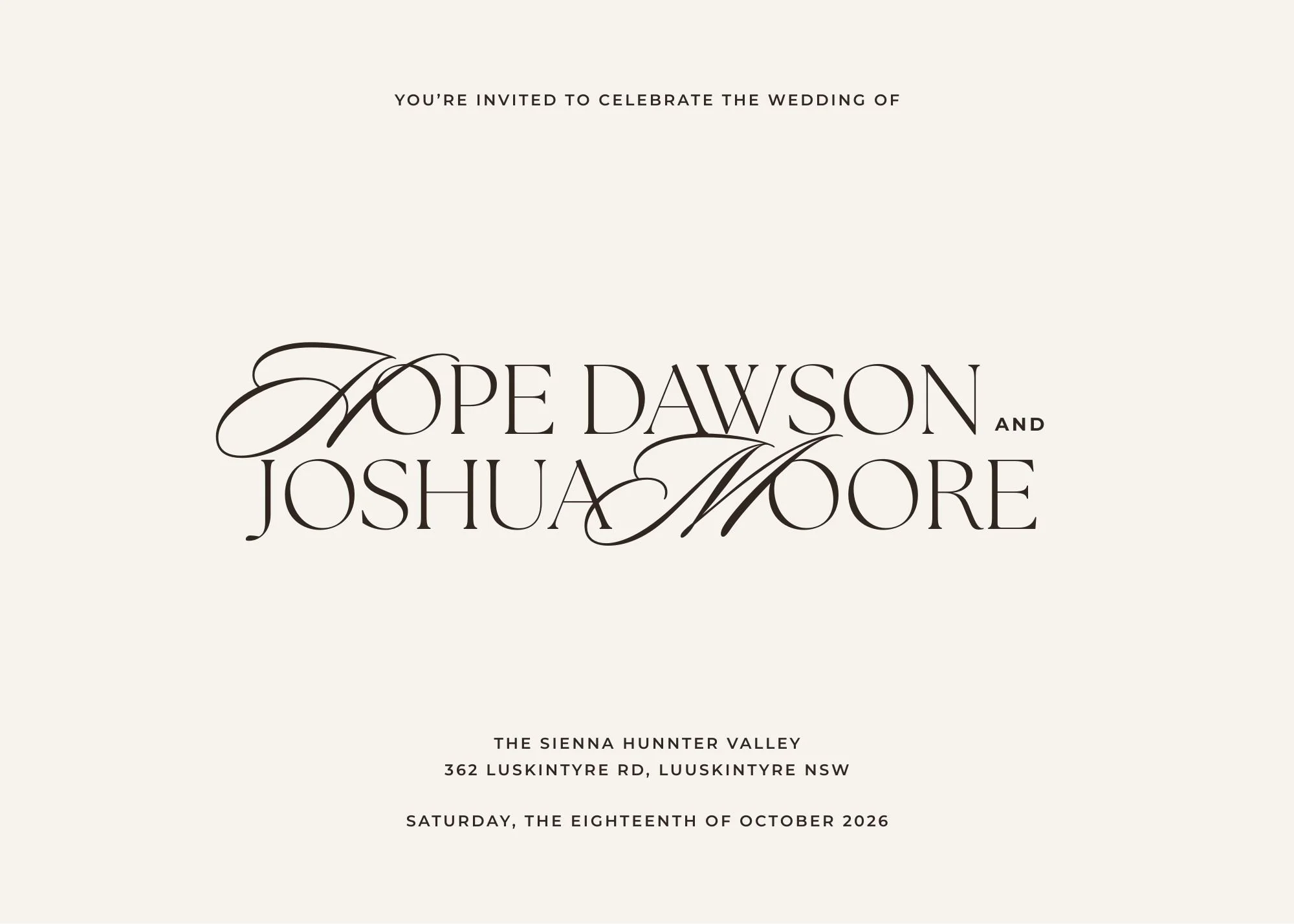 Wedding Invite Template