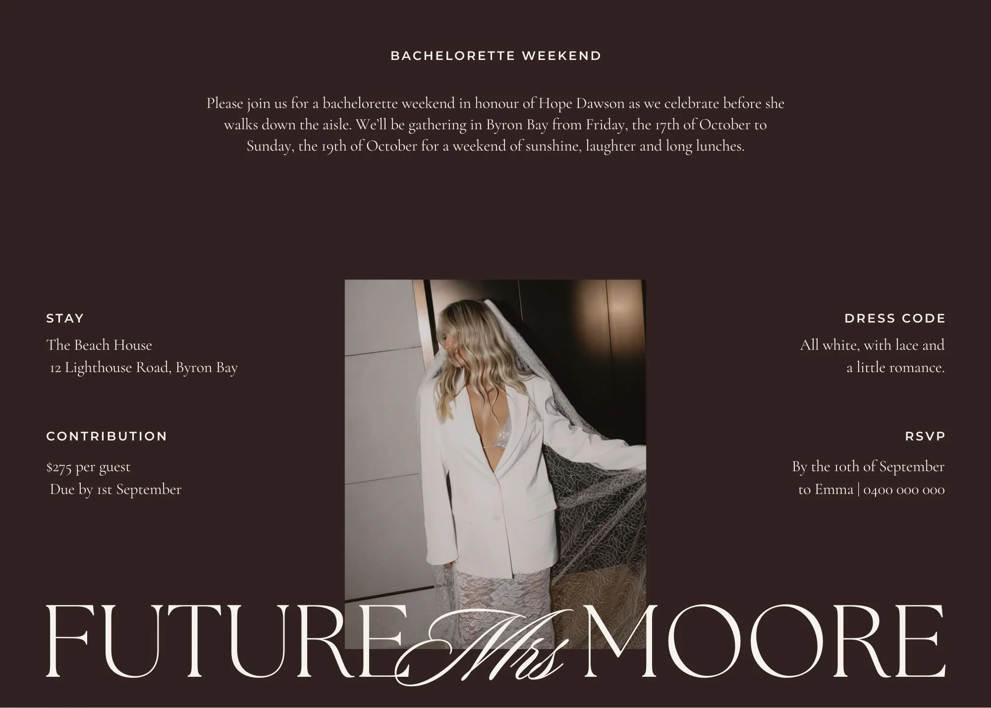 Bachelorette Template