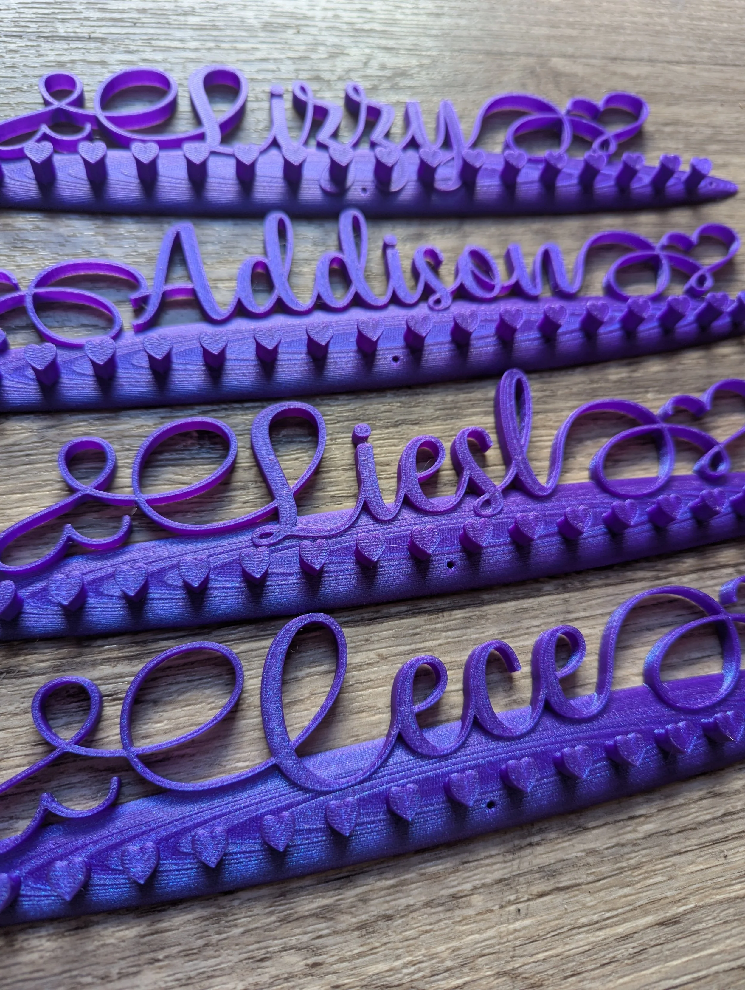 Personalized name necklace hanger