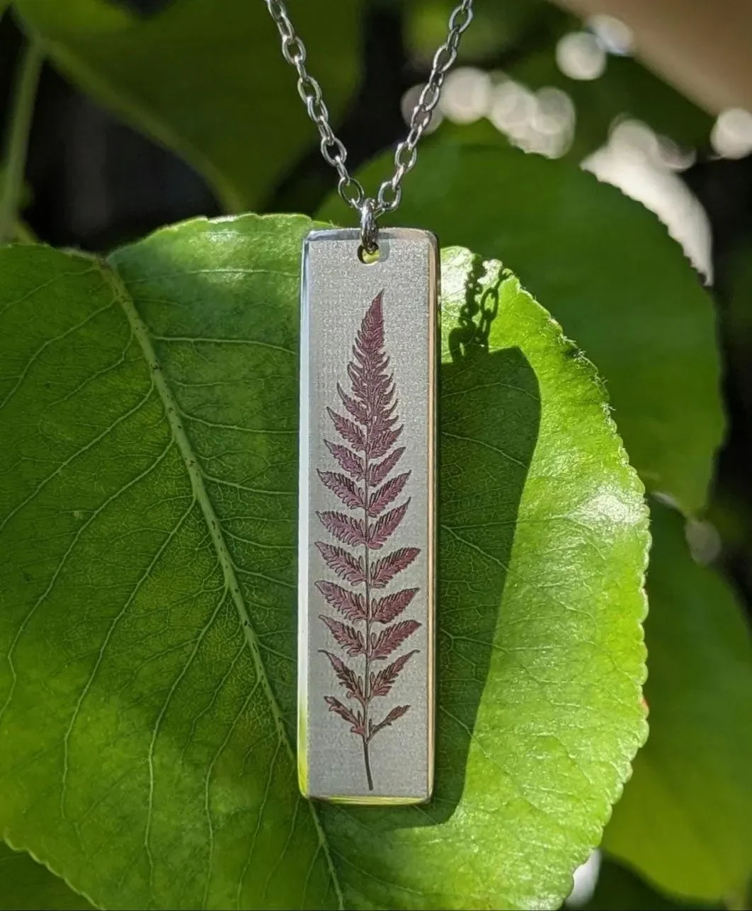 Fern necklace