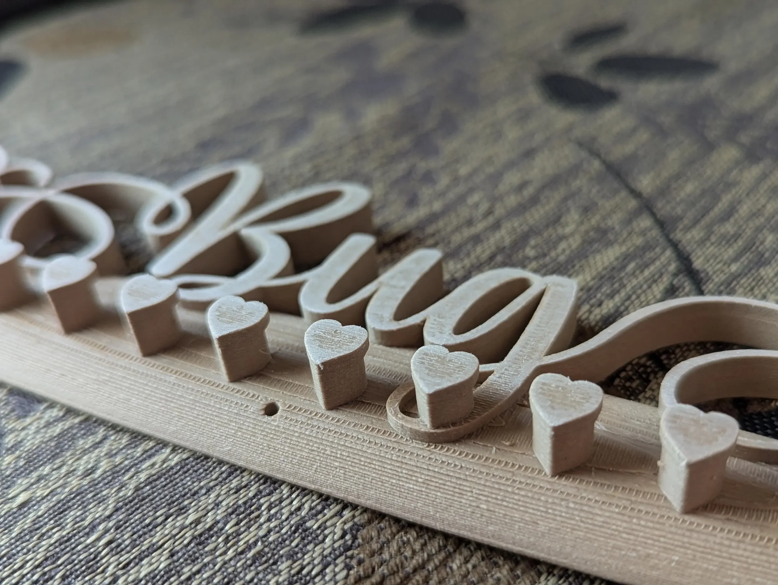 Personalized name necklace hanger