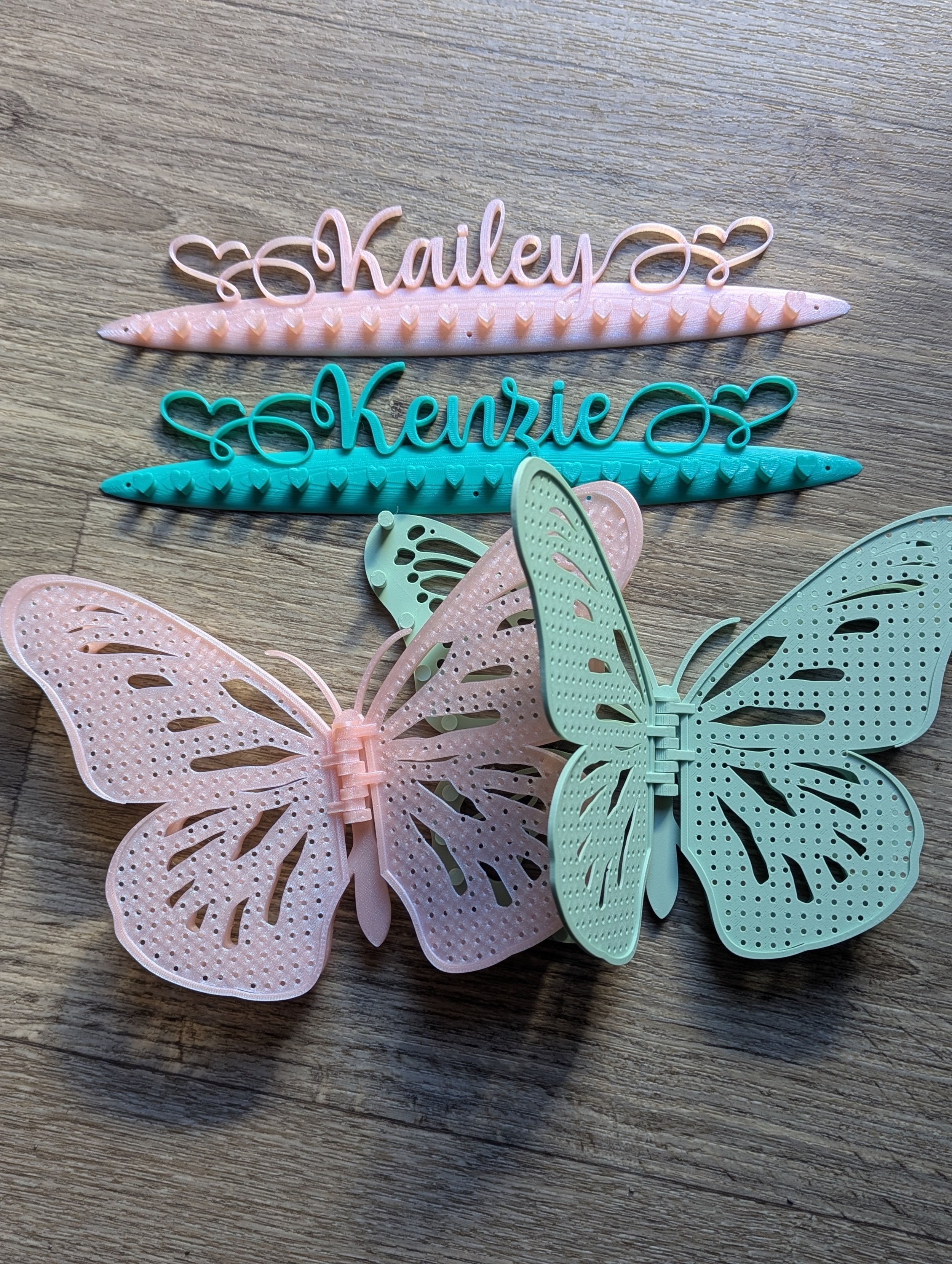 Butterfly jewelry organizer