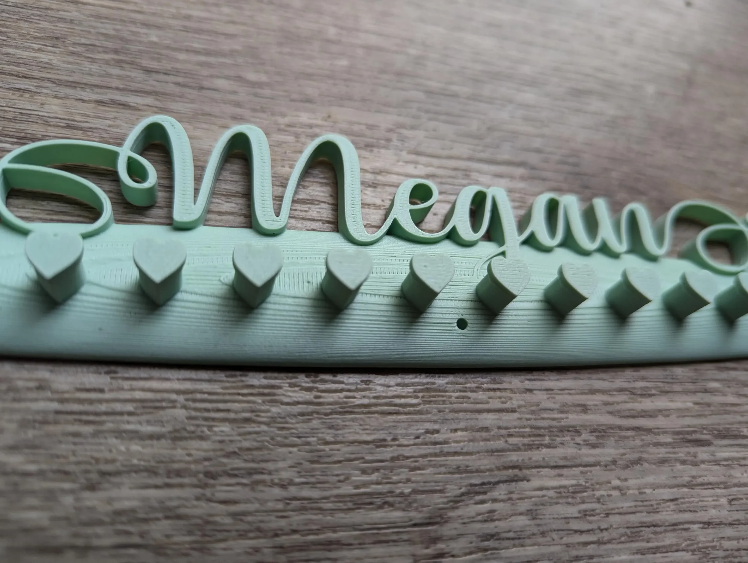 Personalized name necklace hanger
