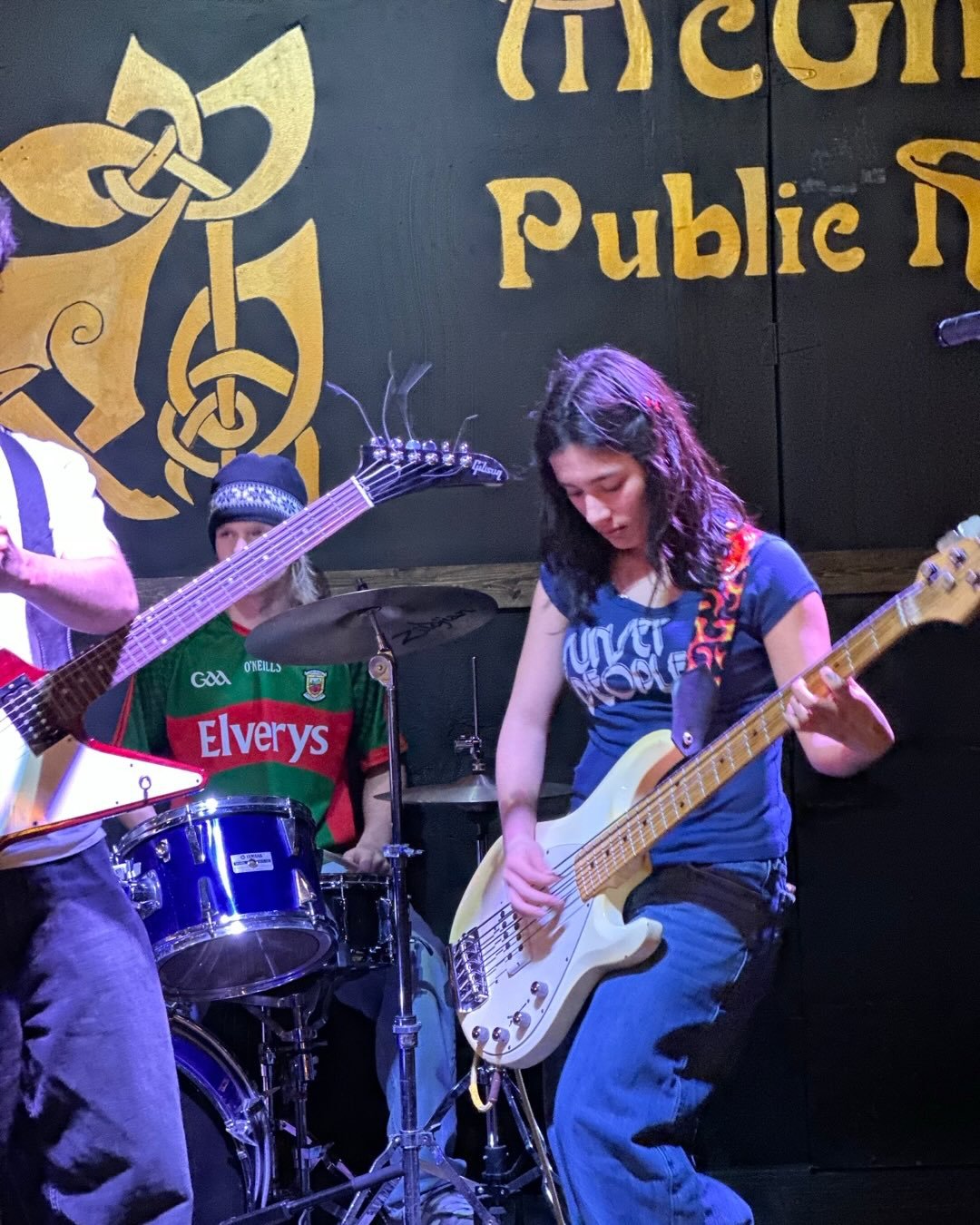 Another successful open mic last night for Sasha&rsquo;s band @sonorosadc @openmicnightmcgintys !  Their first real show tonight @youbloomwebloom