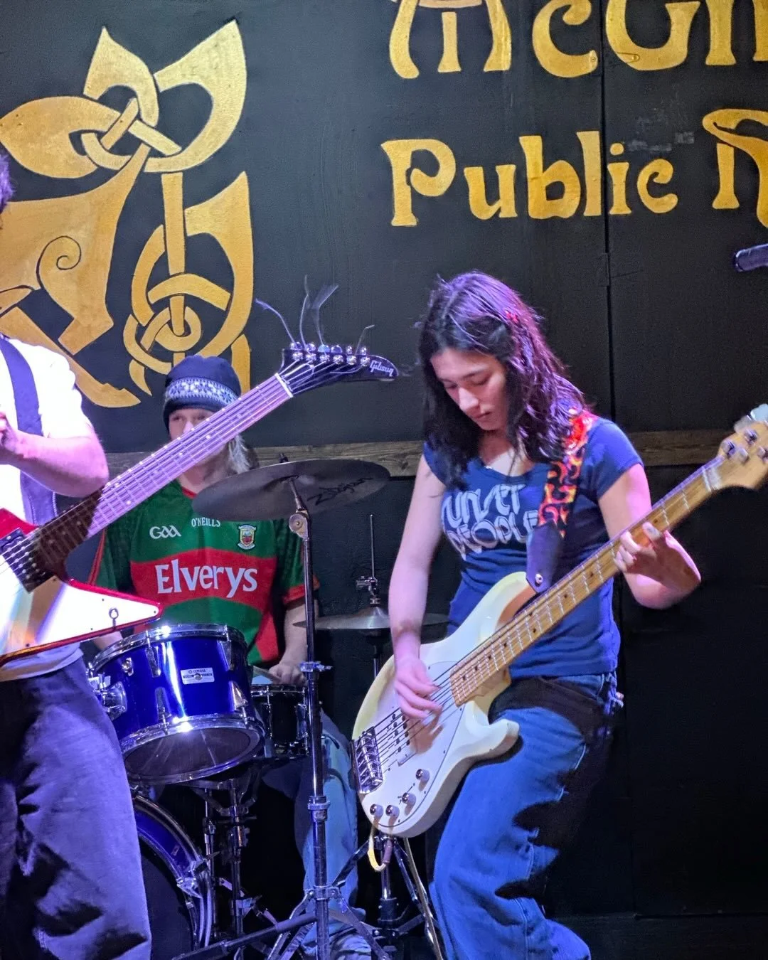 Another successful open mic last night for Sasha&rsquo;s band @sonorosadc @openmicnightmcgintys !  Their first real show tonight @youbloomwebloom