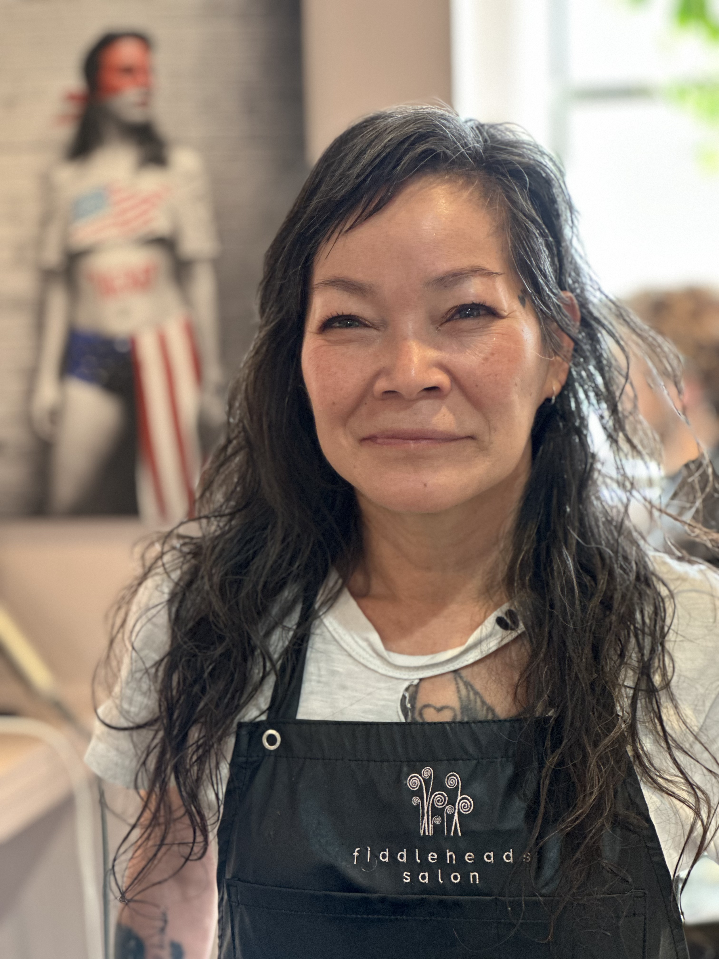 Michelle is a hair stylist at Fiddleheads Salon