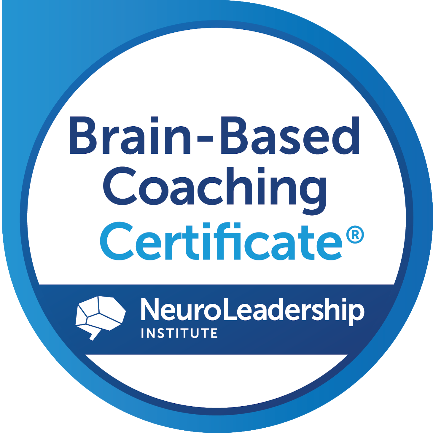 Brain-Based Coaching Certificate badge from NeuroLeadership Institute.