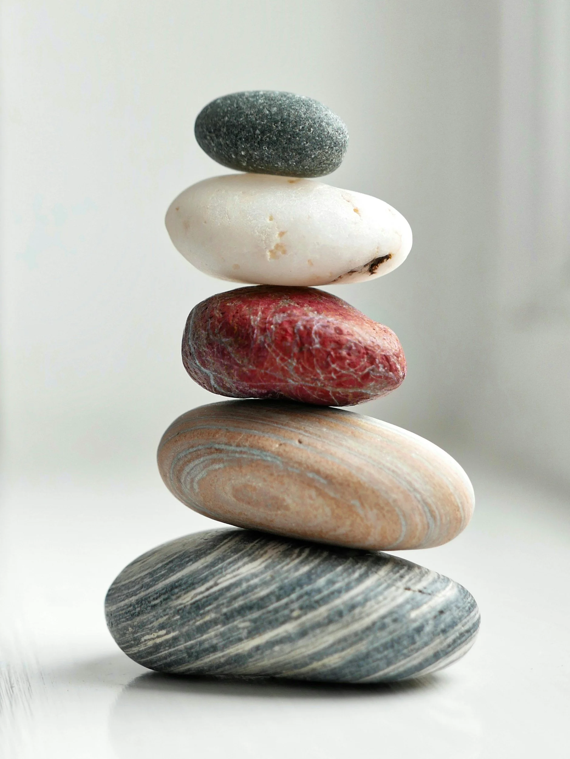 Stones balanced on top of one another