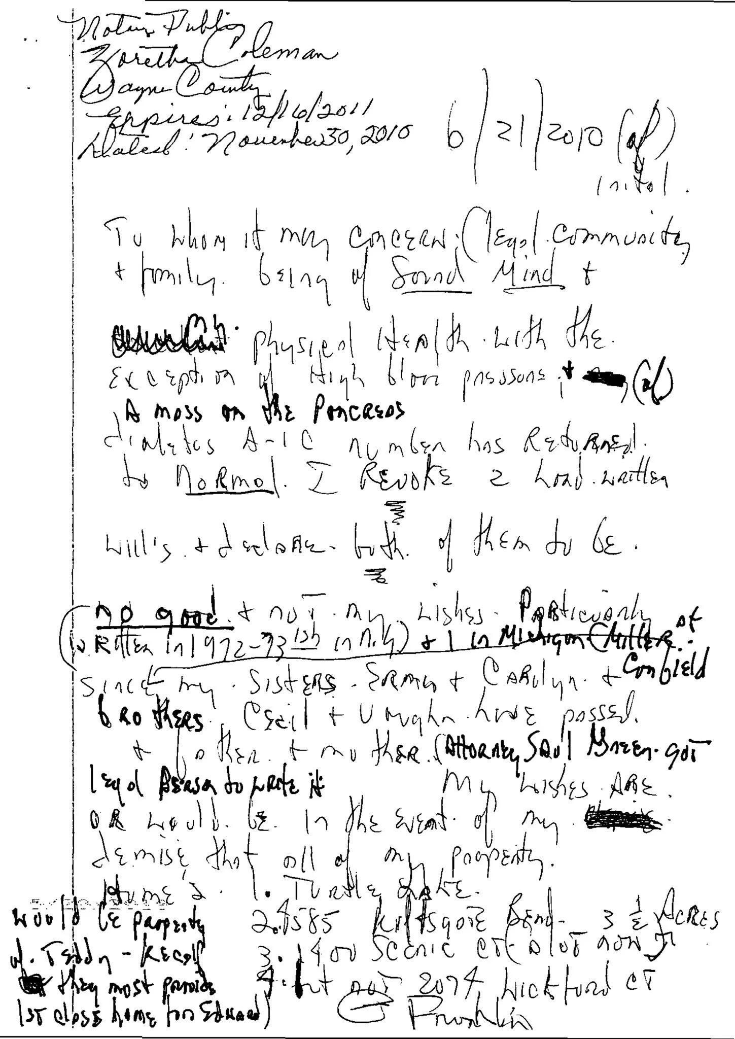 Aretha Franklin’s fortune and the note in the couch.