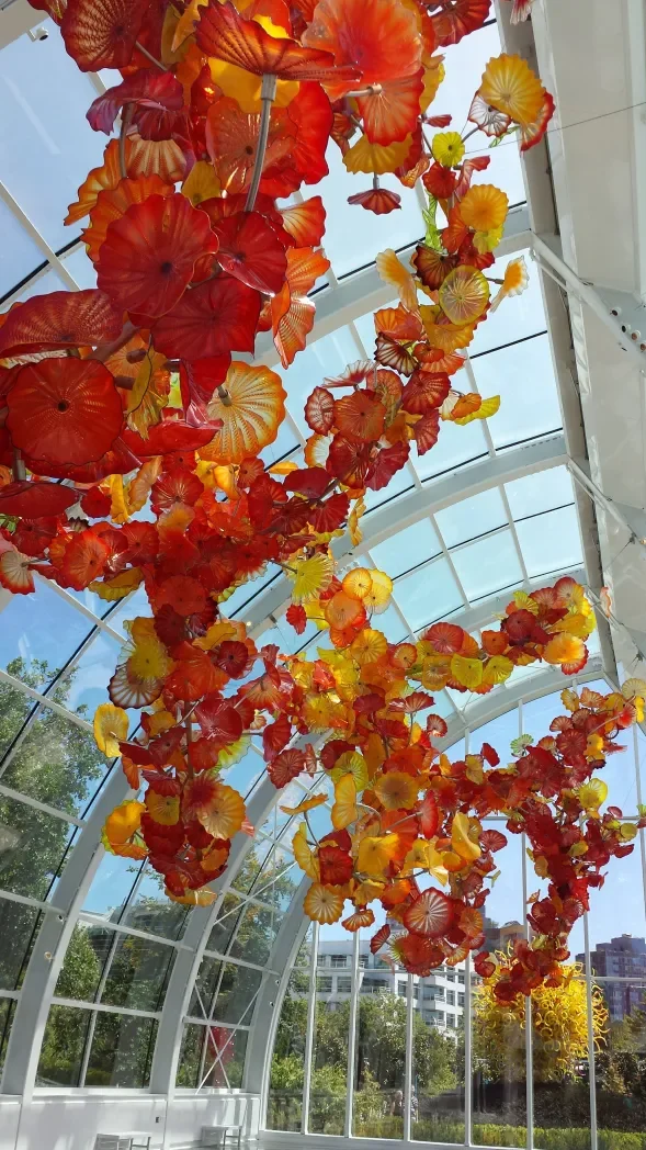 100-foot-long sculpture designed by Chihuly