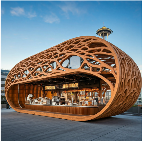 AI generated Image of Cafe design