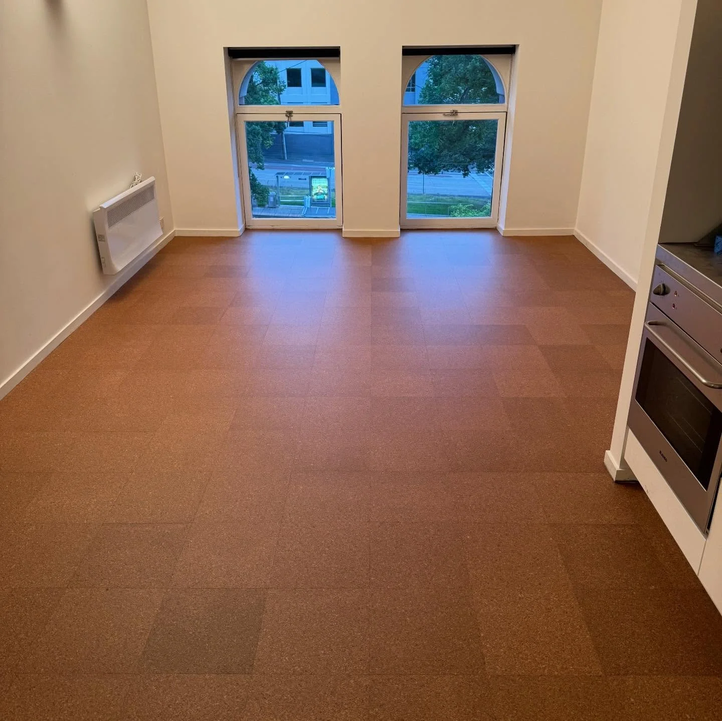 Transformation courtesy of @portugalcorkco 300x300mm tiles. Sanded and coated with @loba_on_top

#corkfloors #cork