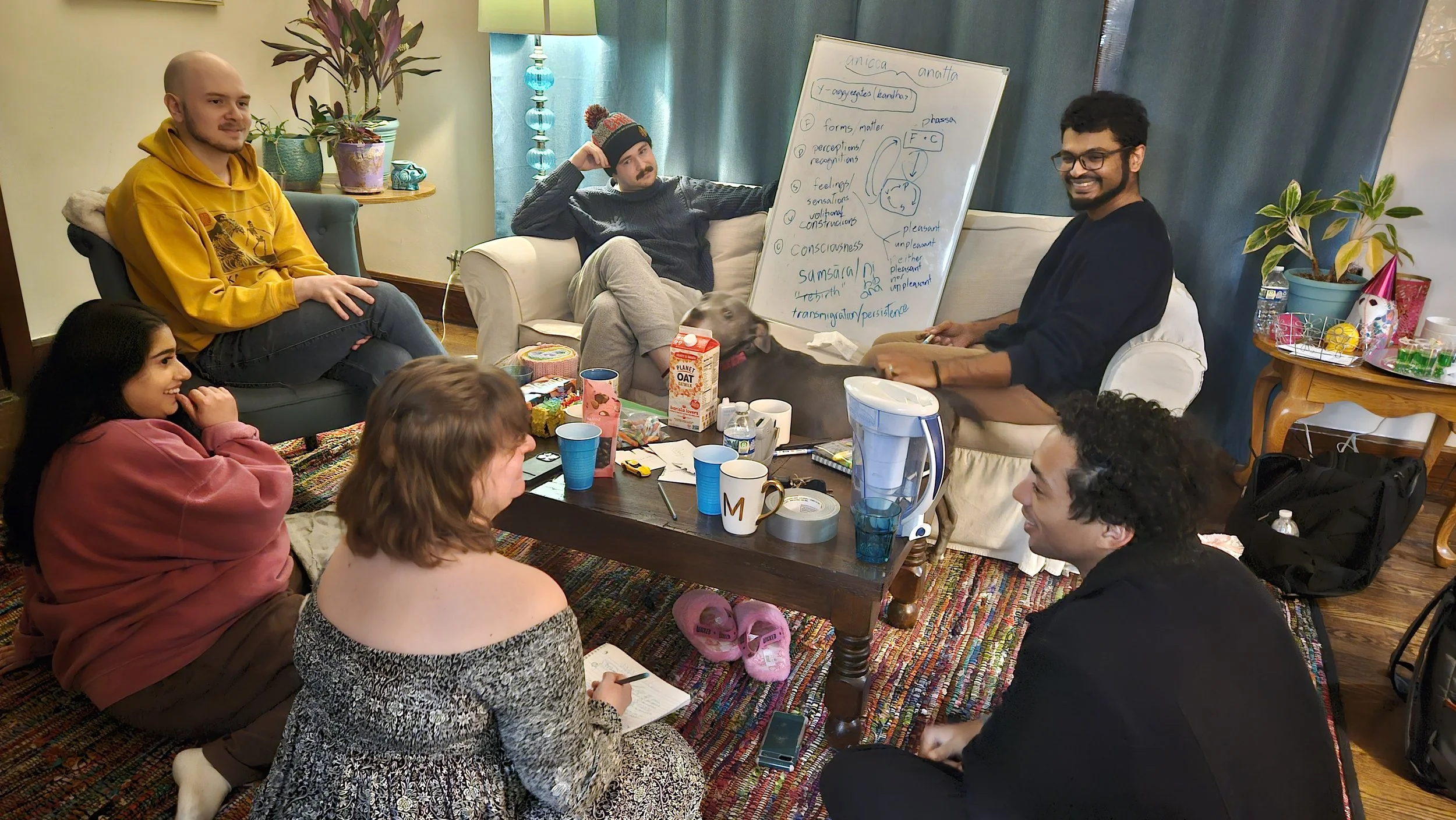 A small-group, 3-hour seminar I delivered on Buddhist metaphysics - covering the aggregates, the sense-bases, and transmigration.