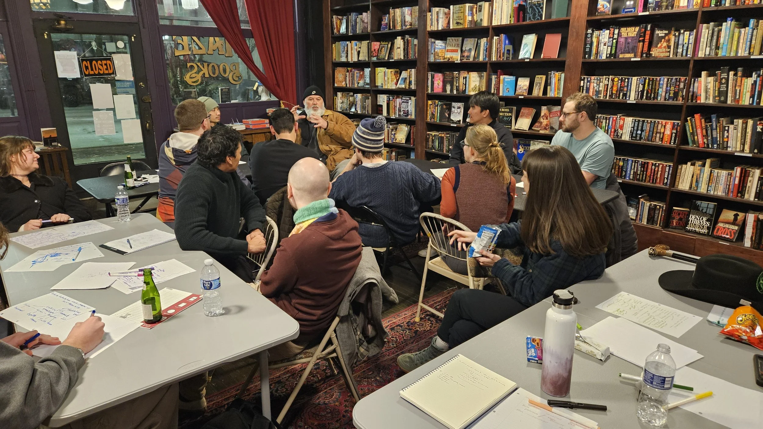 Our large group Jan '26 monthly meetup was a concept creation workshop, where groups took turns providing conceptual solutions to practical problems.