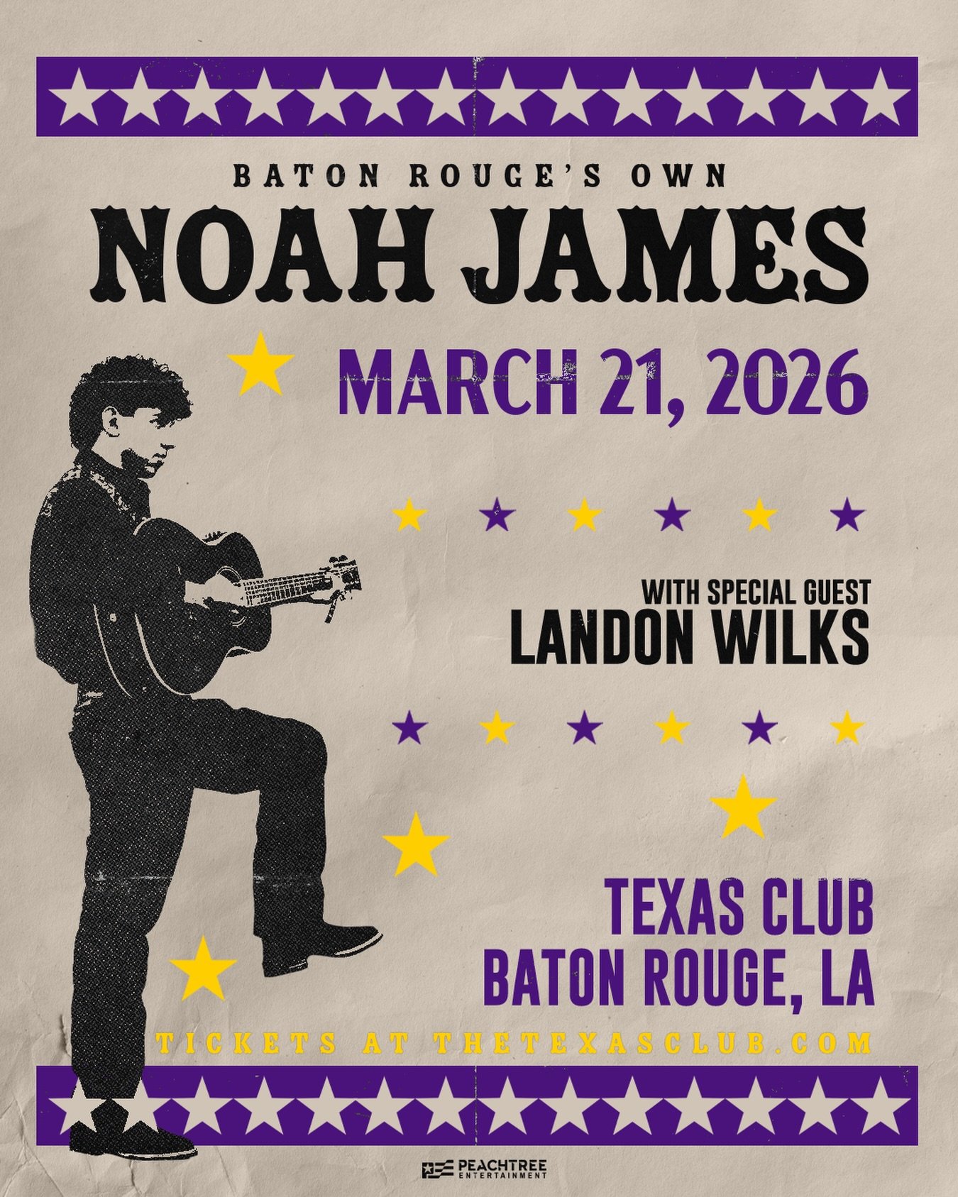 playing my first EVER headline show at the legendary @thetexasclub in Baton Rouge. been dreaming about this one for a while.

@landonwilks will be kicking off the night! 

tickets are on sale now! grab &lsquo;em before they&rsquo;re gone.

can&rsquo;