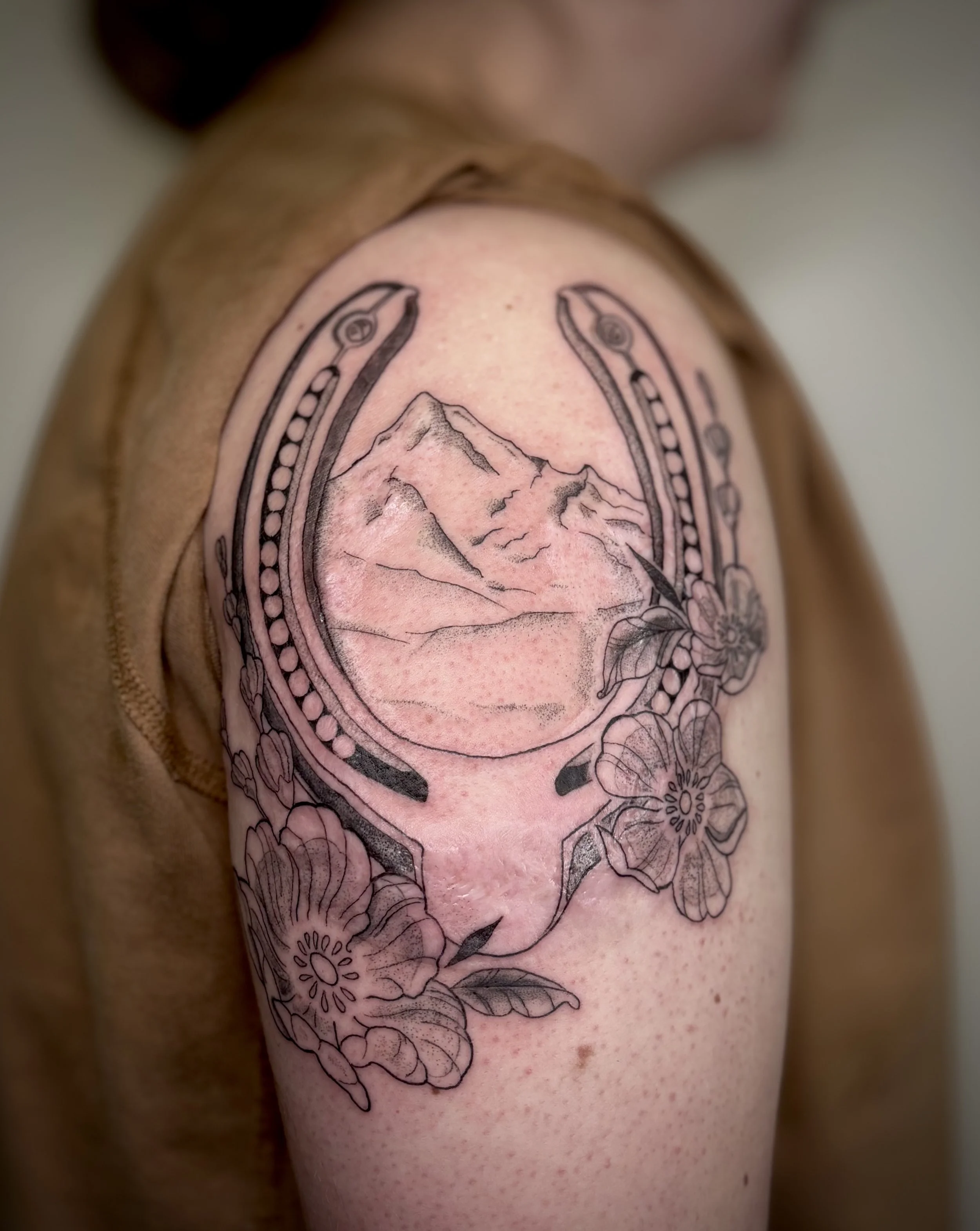 Scare Coverup tattoo (unfinished)