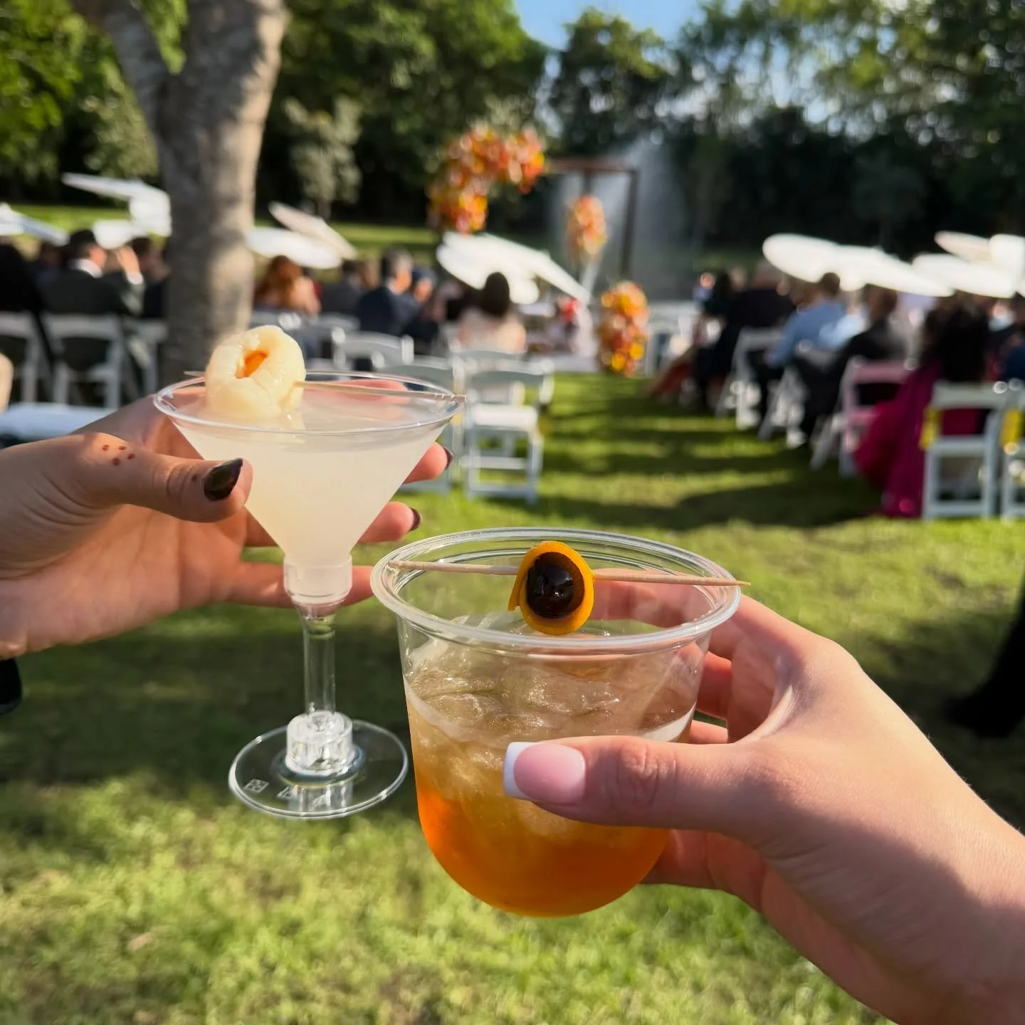 Two cultures, one love story. Cheers to forever. 🥂