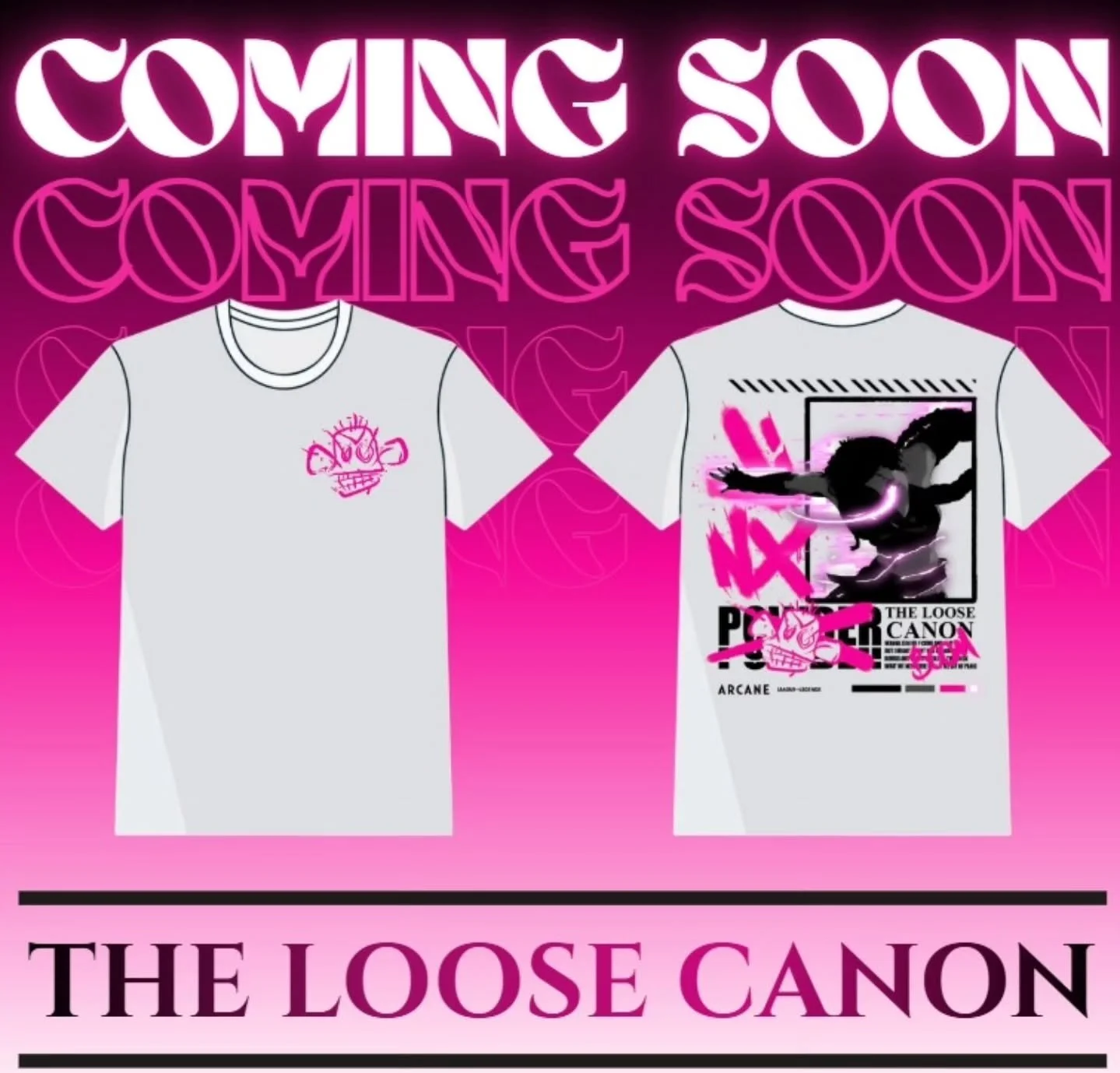 - ARCANE COLLECTION - 
~ Volatile Reaction &amp; Lethal Dosage ~

Original design inspired by the animated series Arcane
Available in sizes xs - 4xl
Order link in bio

#arcane #arcaneleagueoflegends #leagueoflegends #jinx #powder #zaun #customapparel